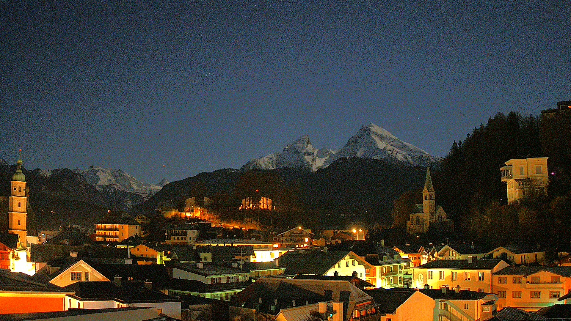 Archived image Webcam Berchtesgaden - City Centre