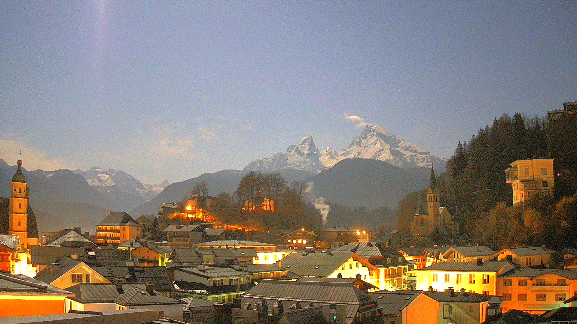 Archived image Webcam Berchtesgaden - City Centre