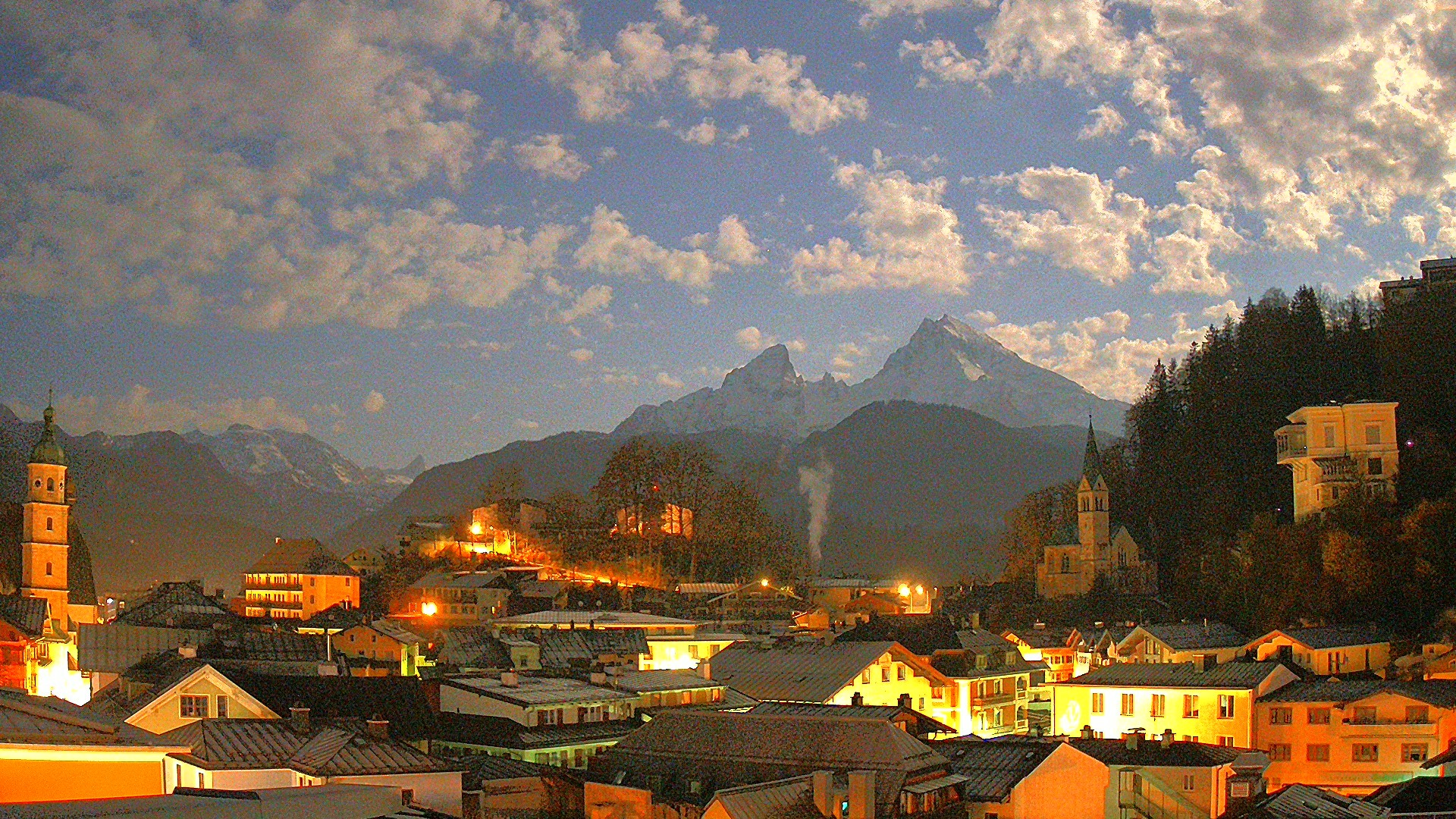 Archived image Webcam Berchtesgaden - City Centre