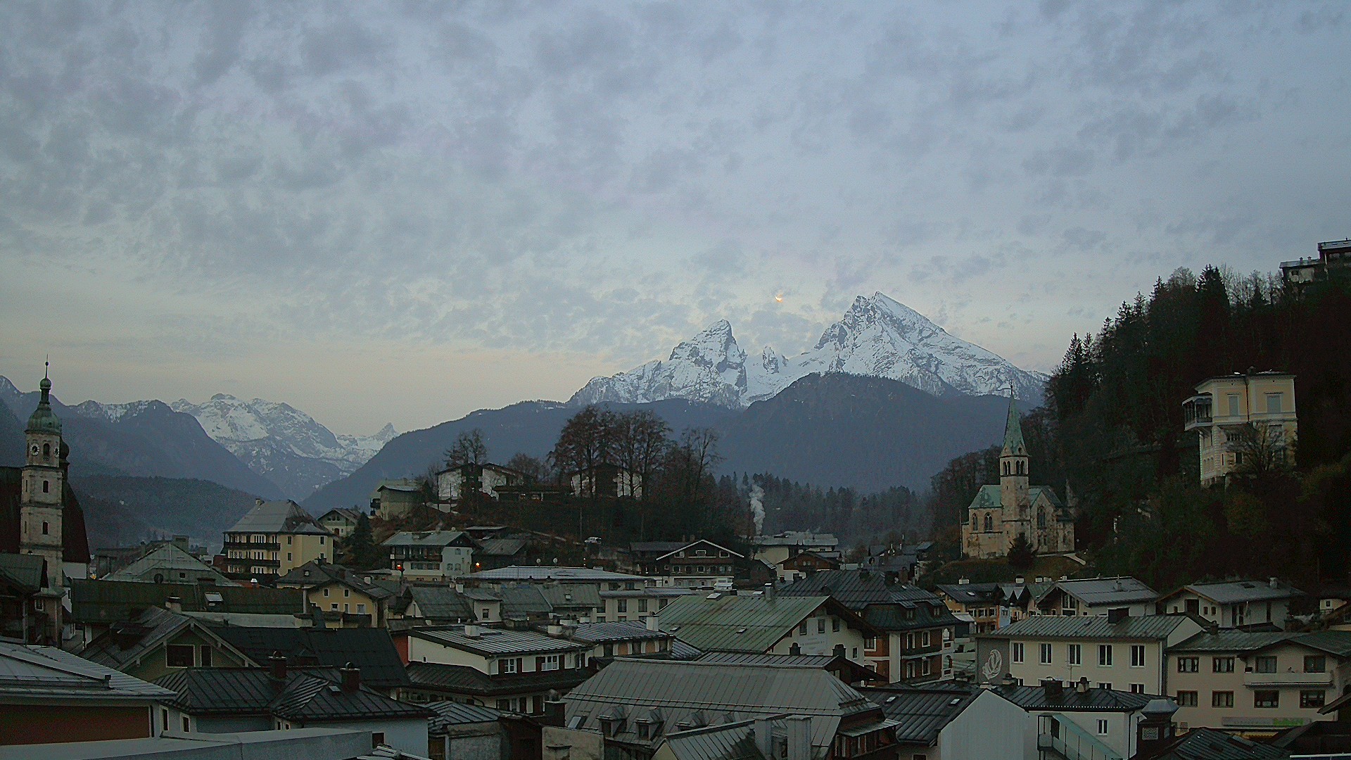 Archived image Webcam Berchtesgaden - City Centre