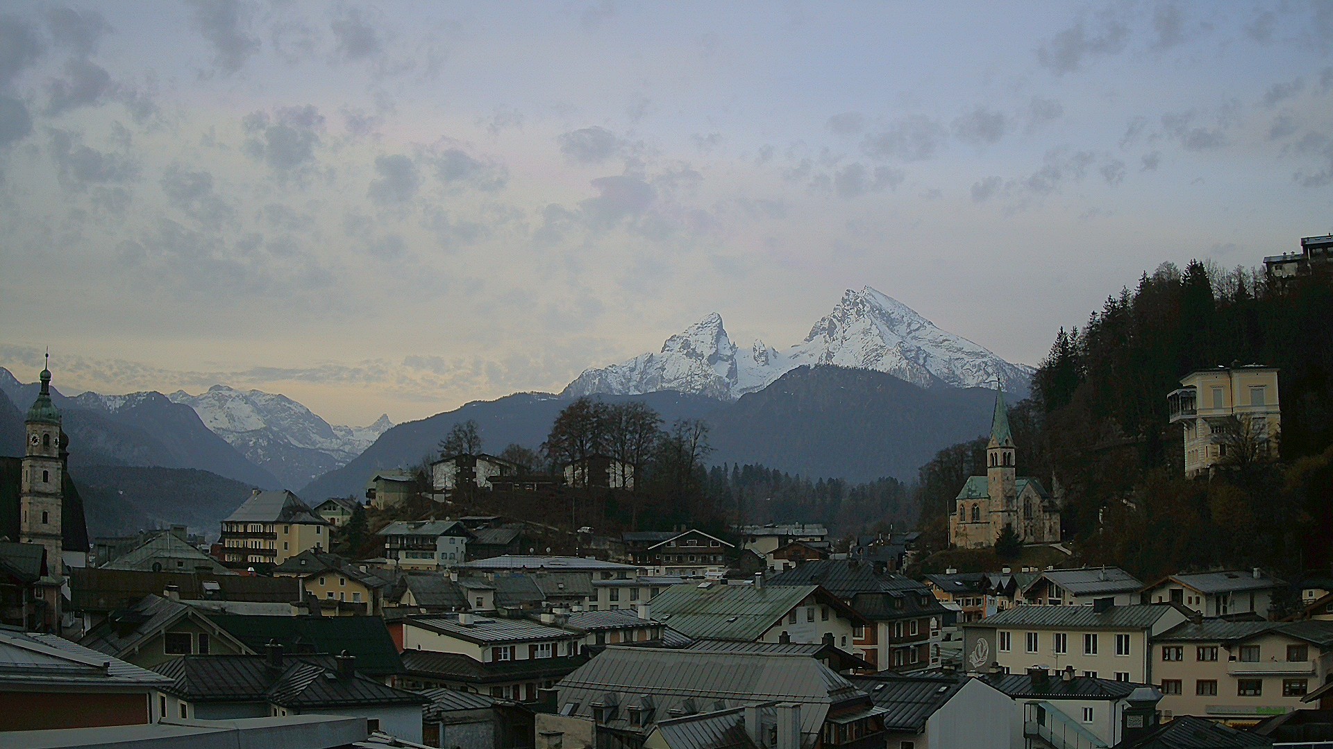 Archived image Webcam Berchtesgaden - City Centre