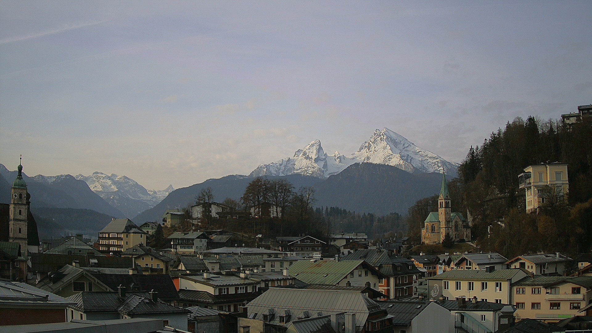Archived image Webcam Berchtesgaden - City Centre