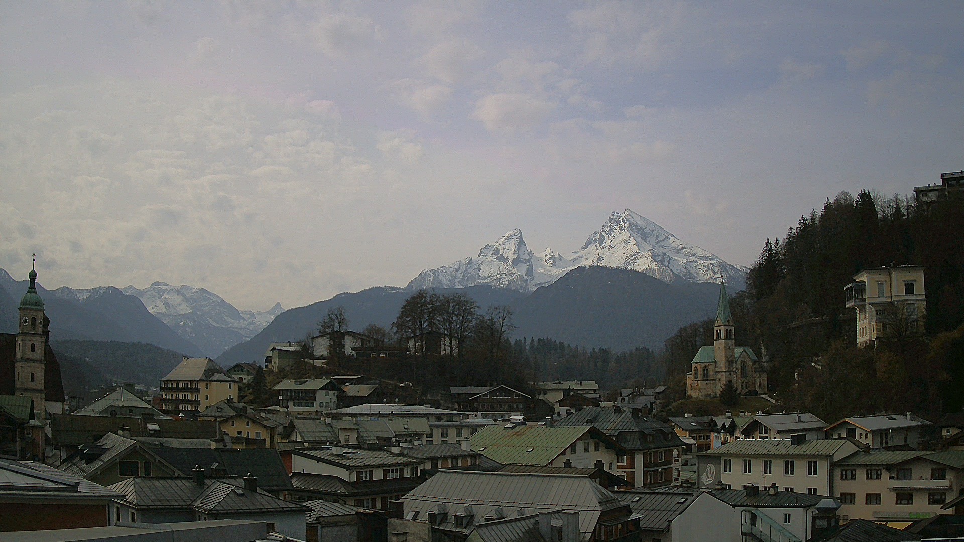 Archived image Webcam Berchtesgaden - City Centre
