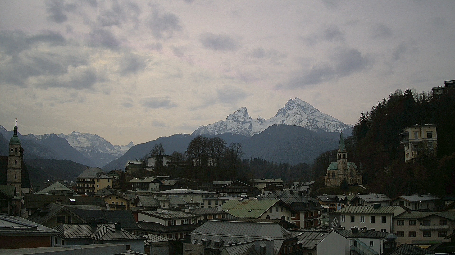 Archived image Webcam Berchtesgaden - City Centre