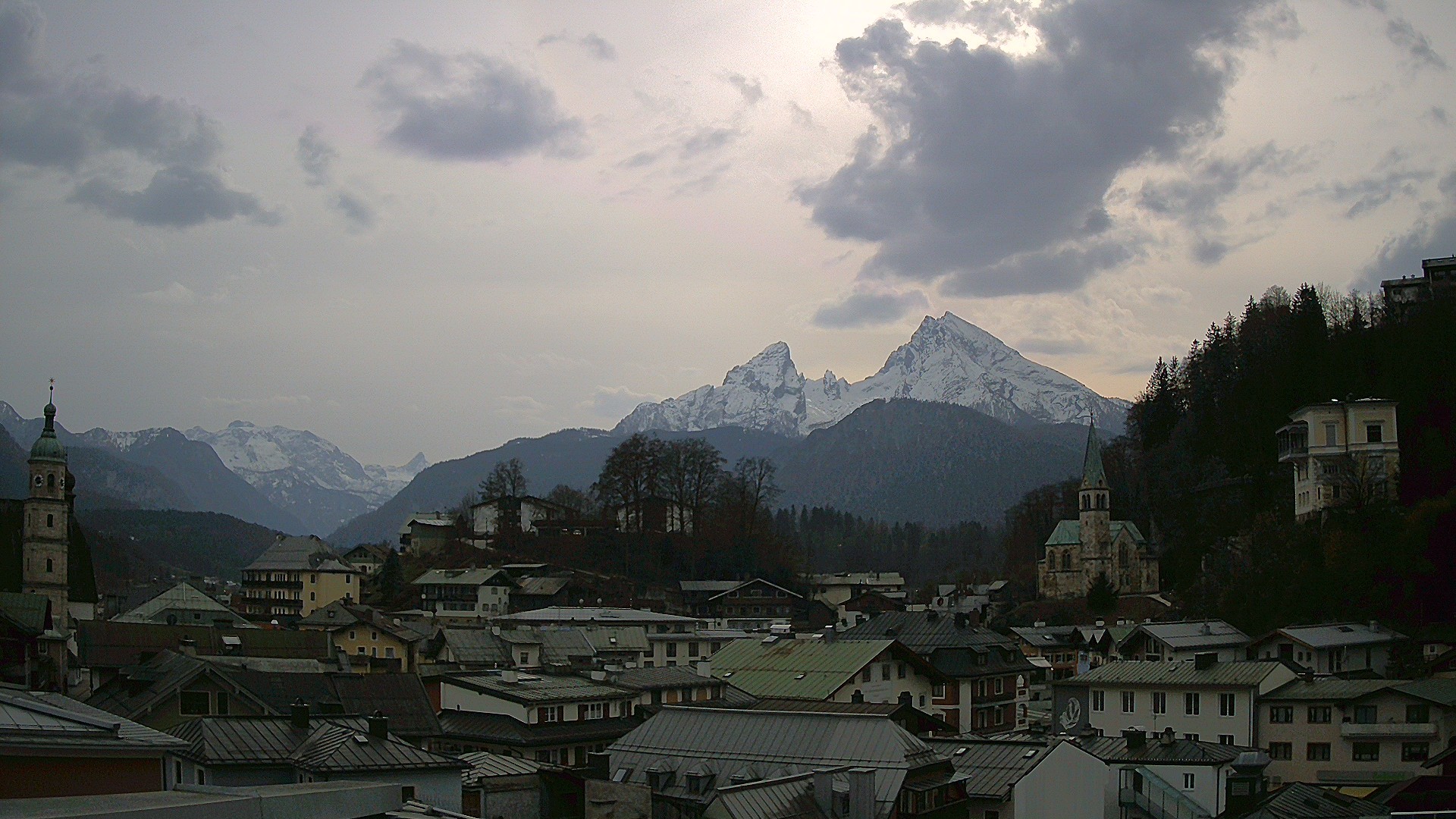 Archived image Webcam Berchtesgaden - City Centre