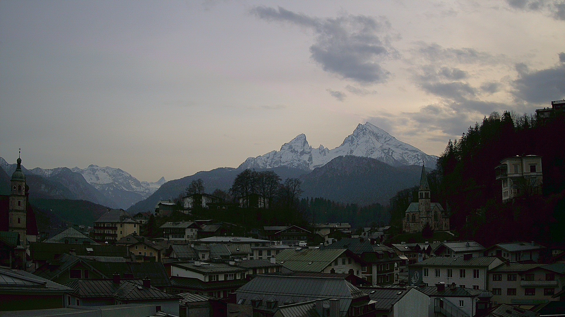 Archived image Webcam Berchtesgaden - City Centre