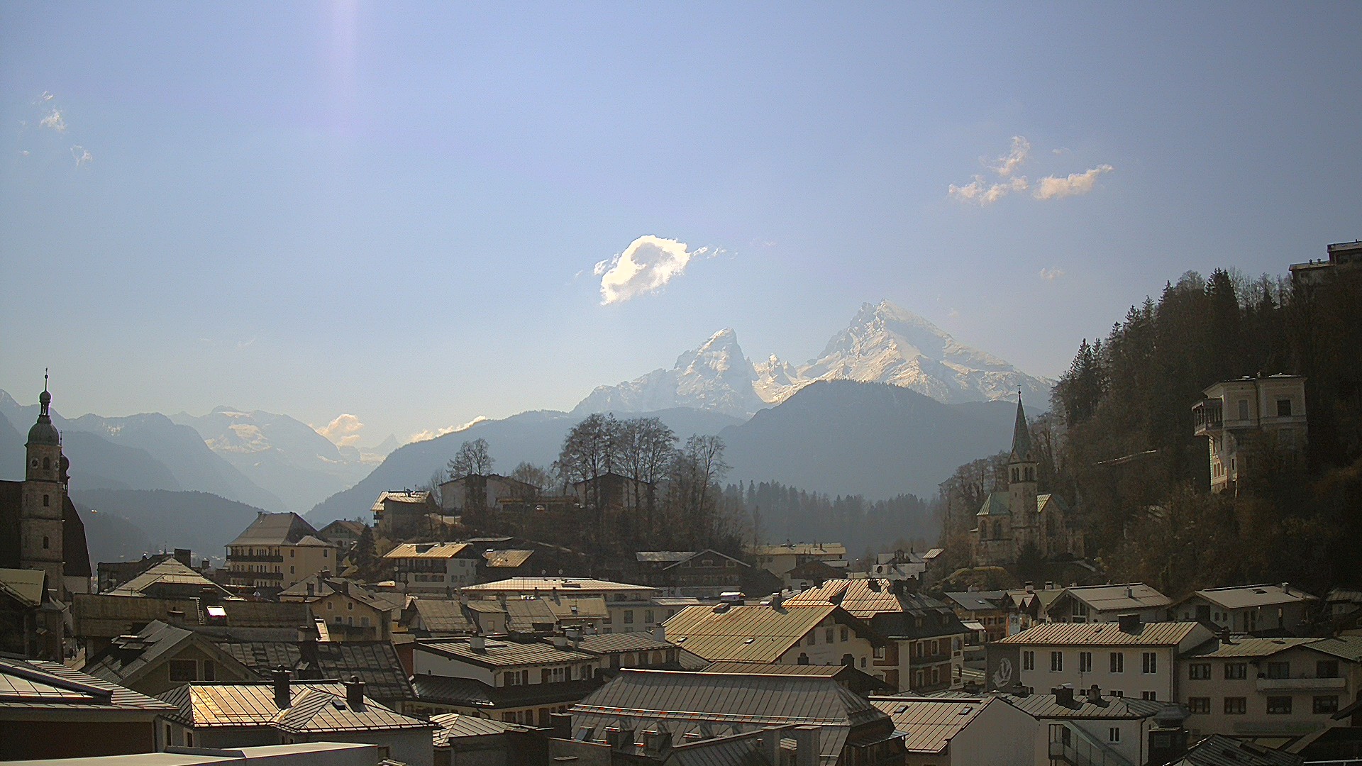 Archiv Foto Webcam Zentrum von Berchtesgaden