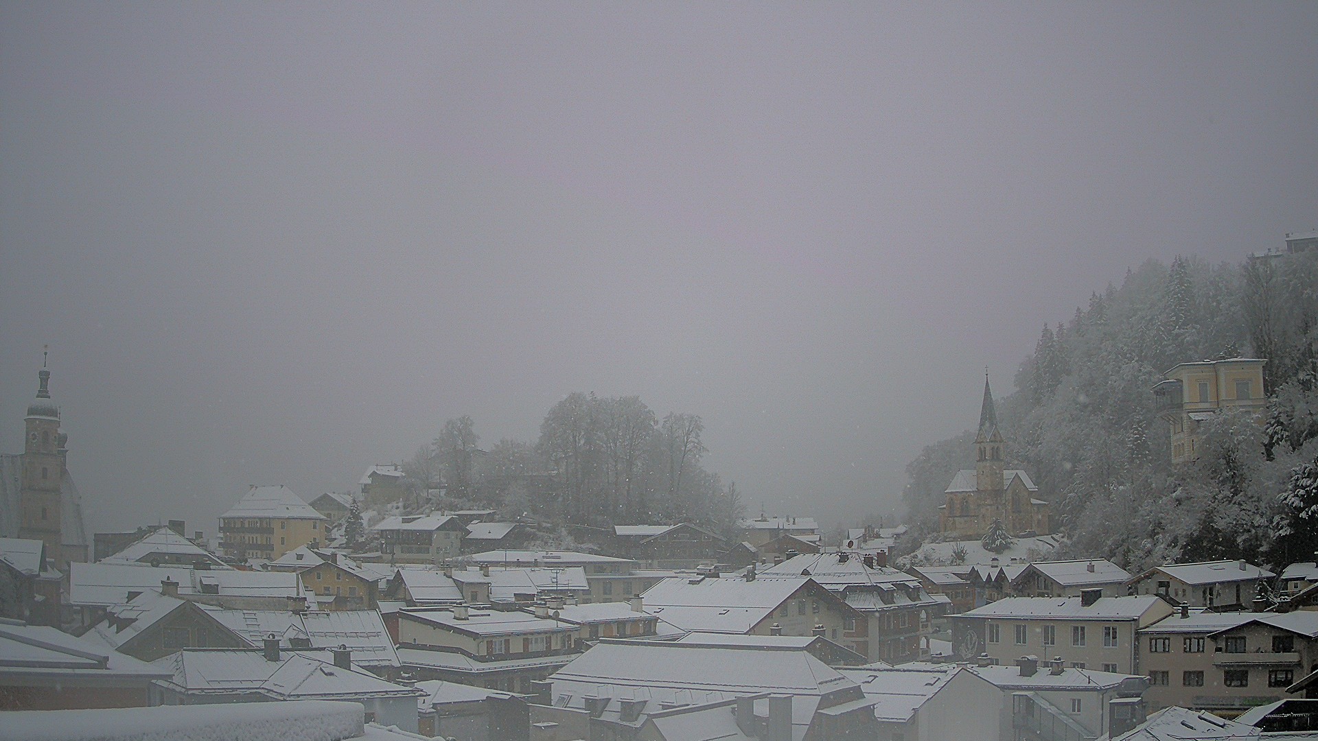 Archived image Webcam Berchtesgaden - City Centre