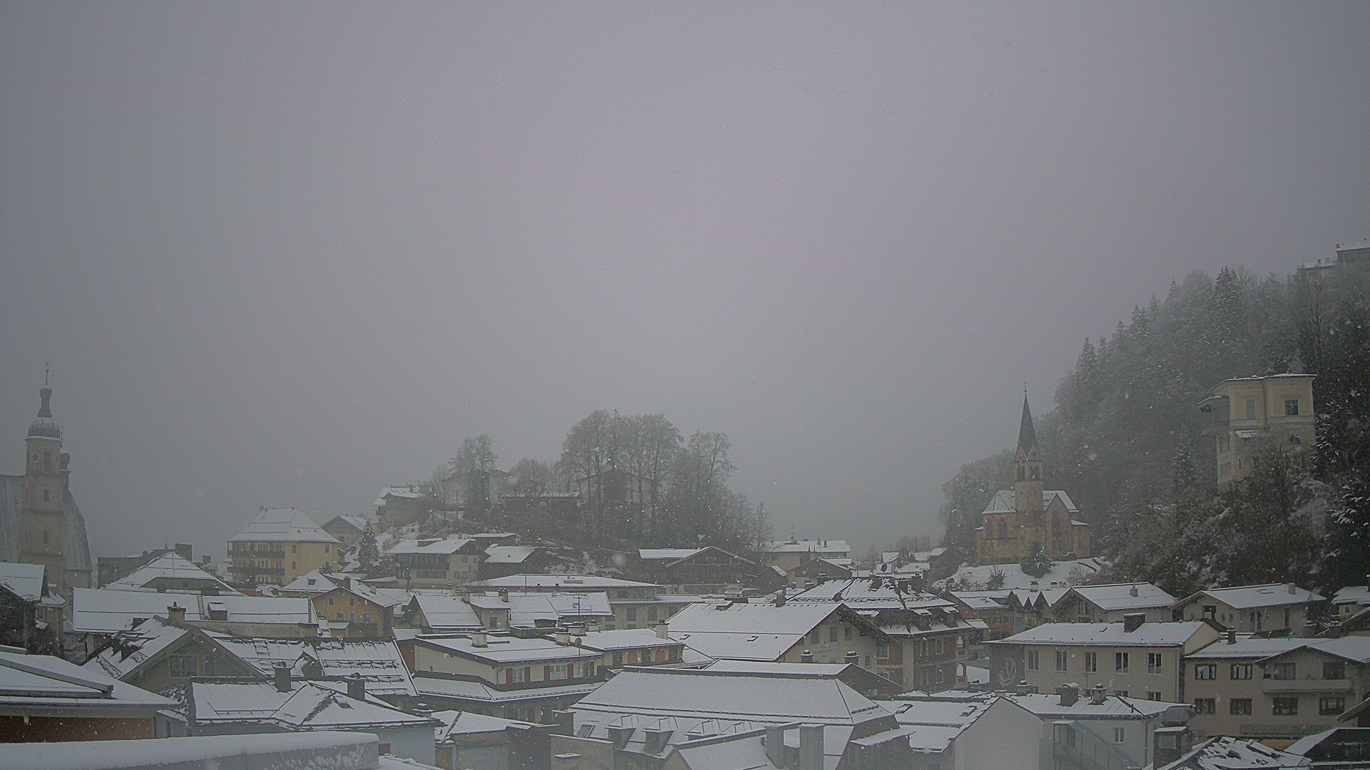 Archived image Webcam Berchtesgaden - City Centre