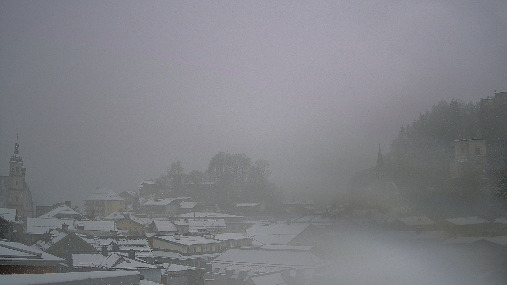 Archived image Webcam Berchtesgaden - City Centre