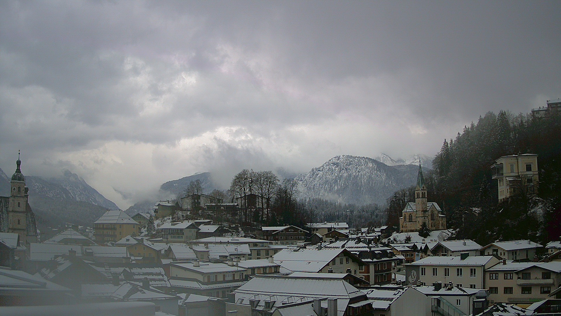 Archived image Webcam Berchtesgaden - City Centre
