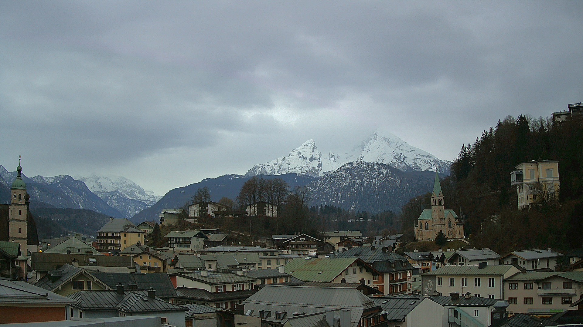 Archived image Webcam Berchtesgaden - City Centre
