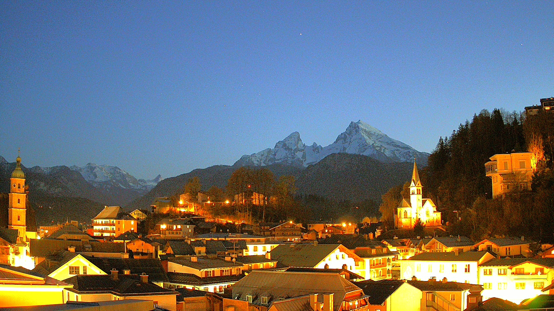 Archived image Webcam Berchtesgaden - City Centre