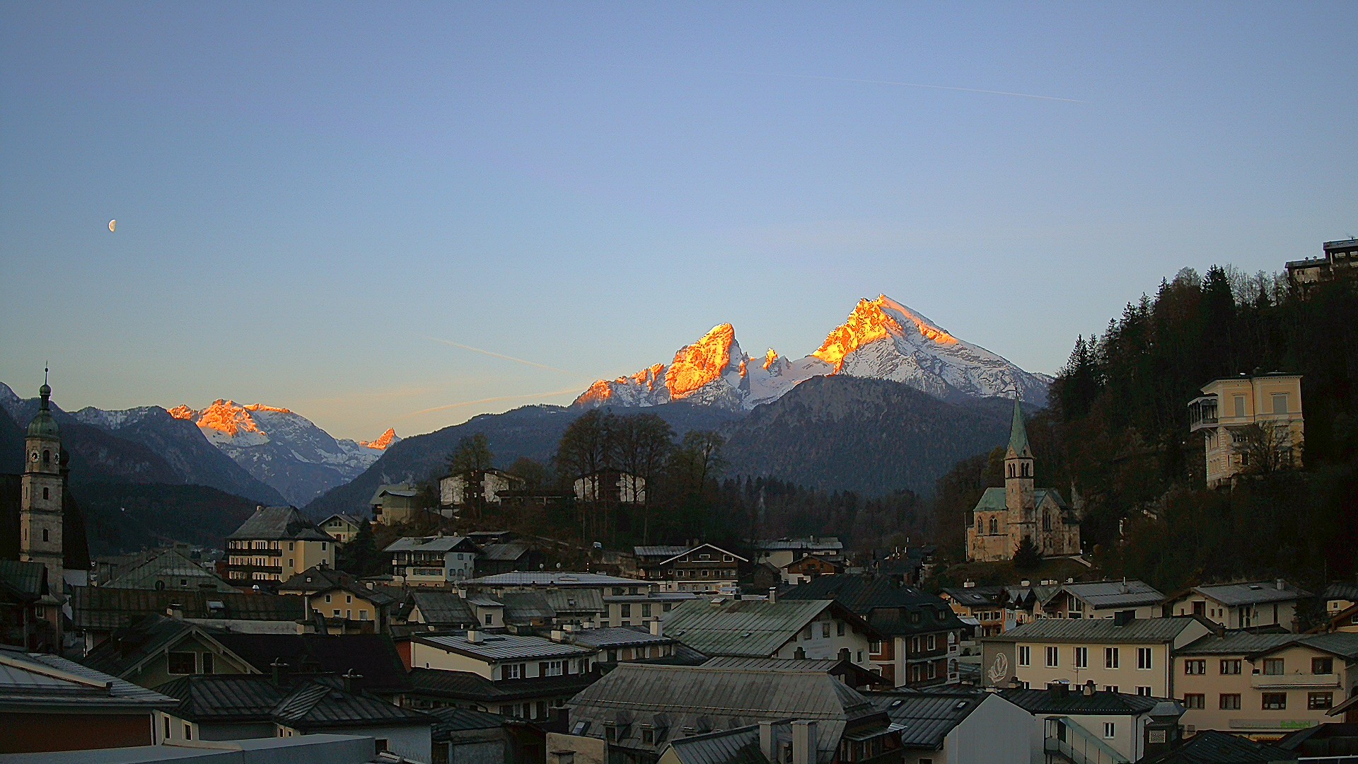 Archived image Webcam Berchtesgaden - City Centre