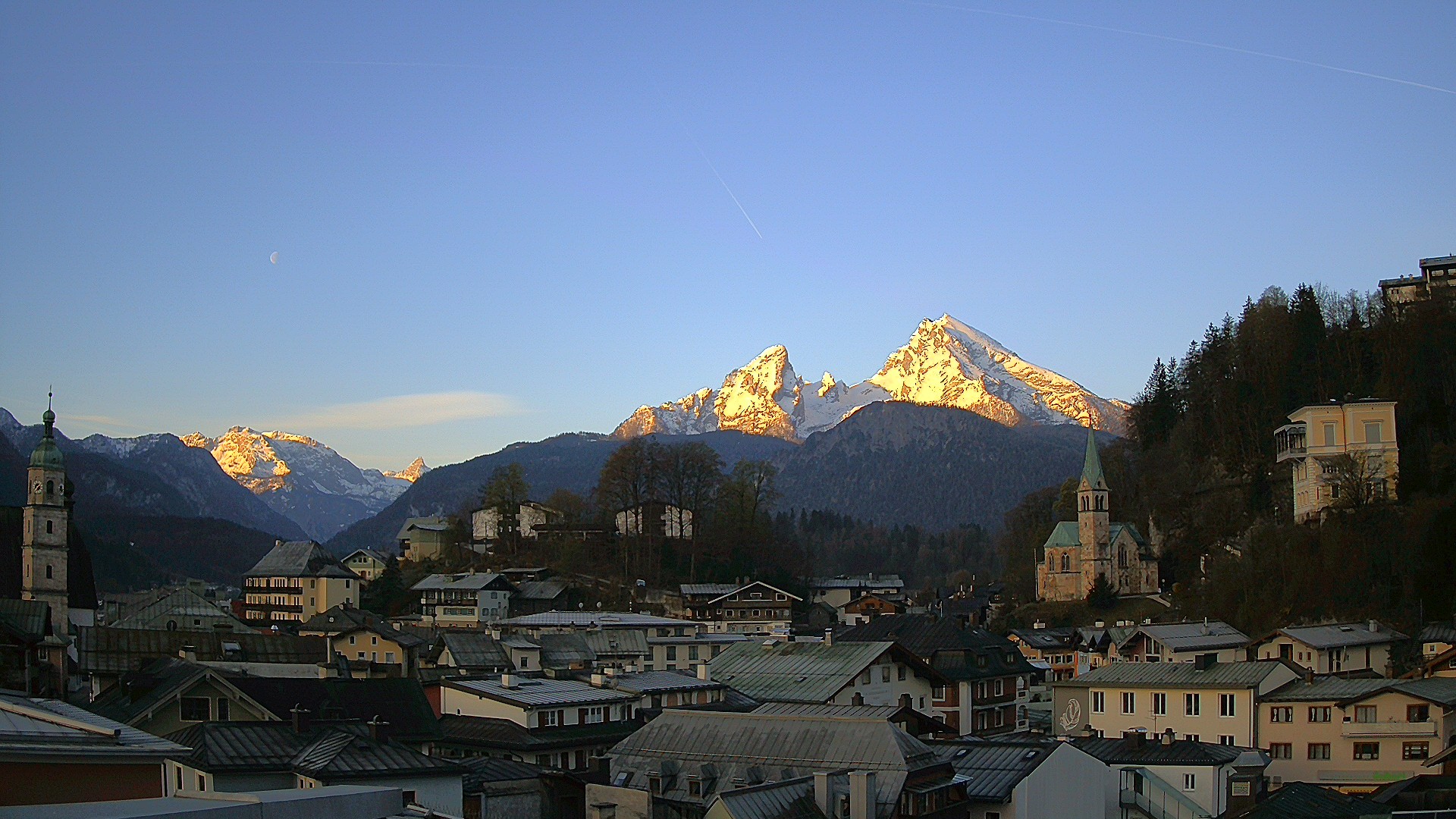 Archived image Webcam Berchtesgaden - City Centre