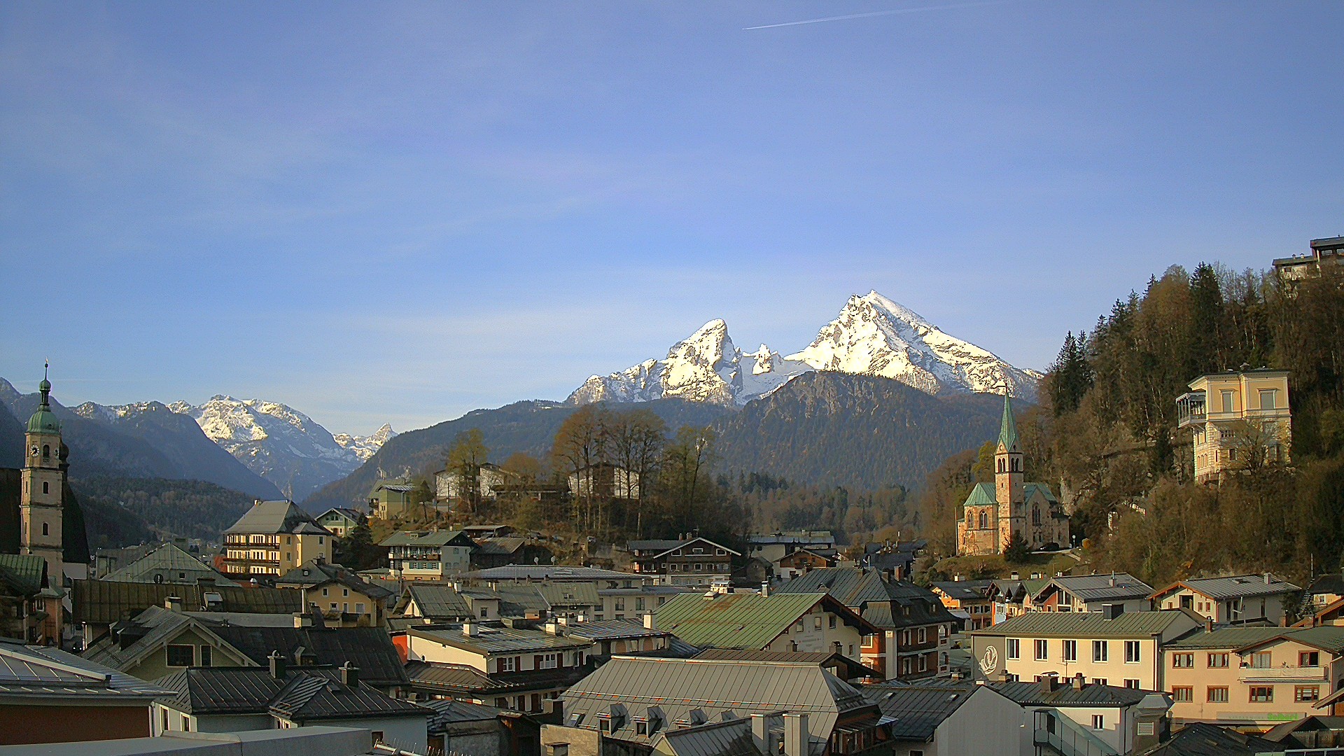 Archived image Webcam Berchtesgaden - City Centre