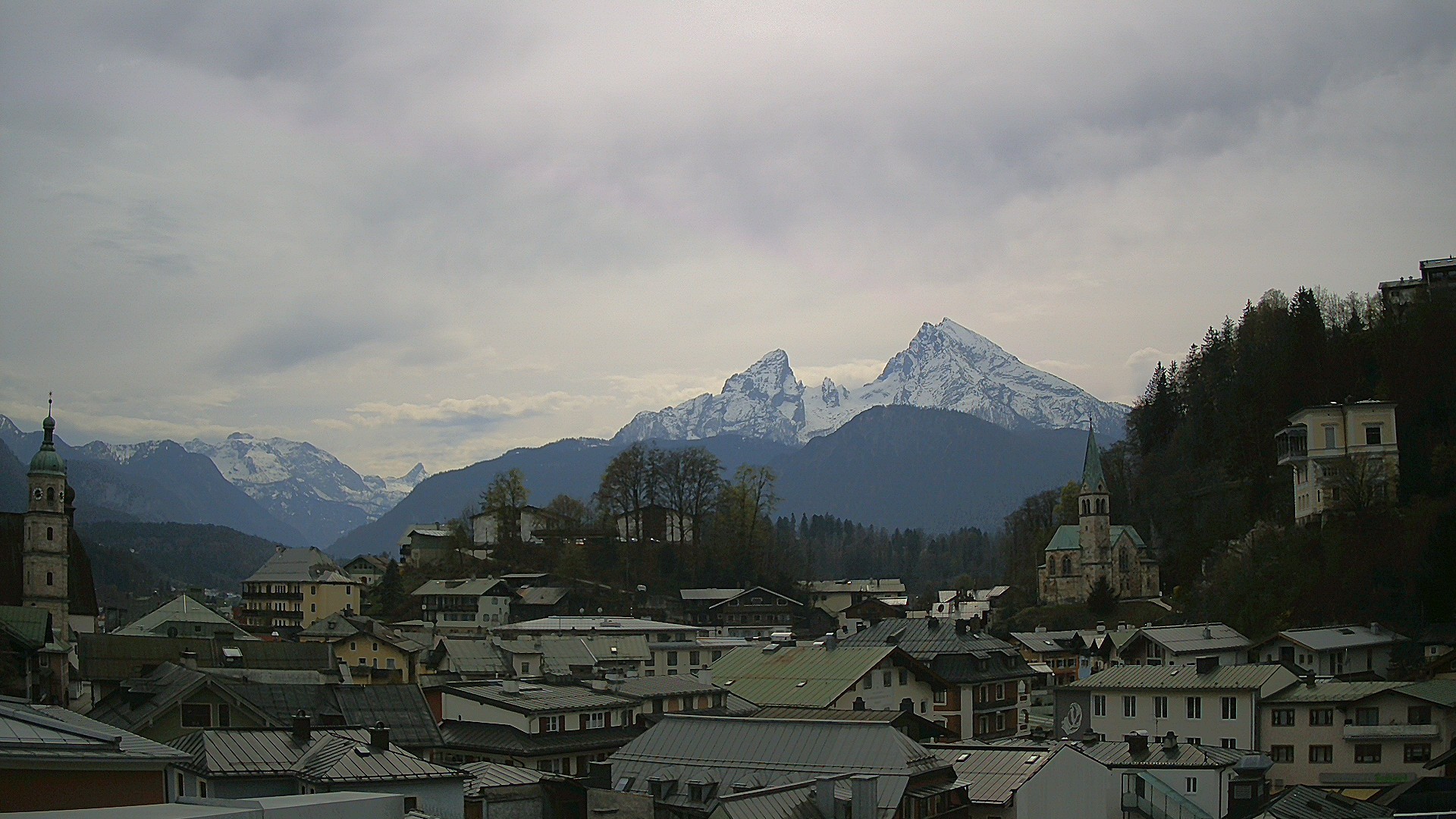 Archived image Webcam Berchtesgaden - City Centre