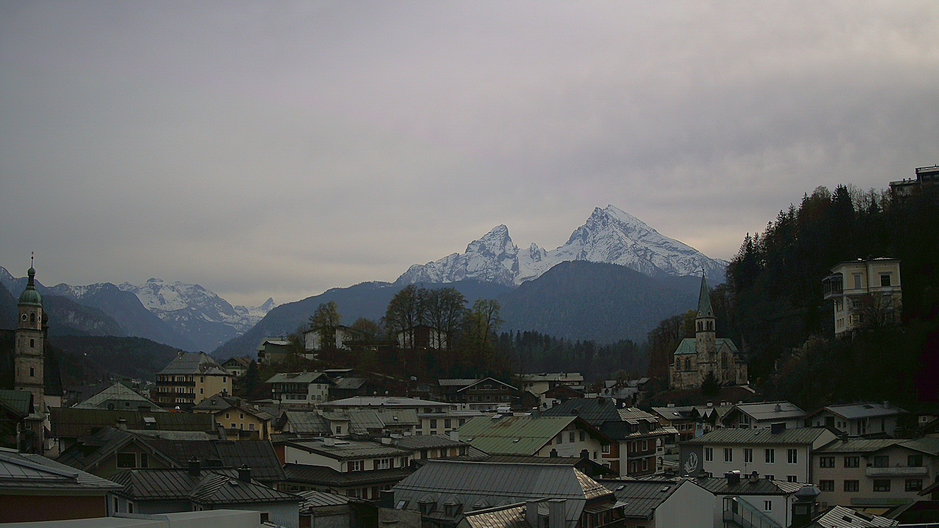 Archived image Webcam Berchtesgaden - City Centre