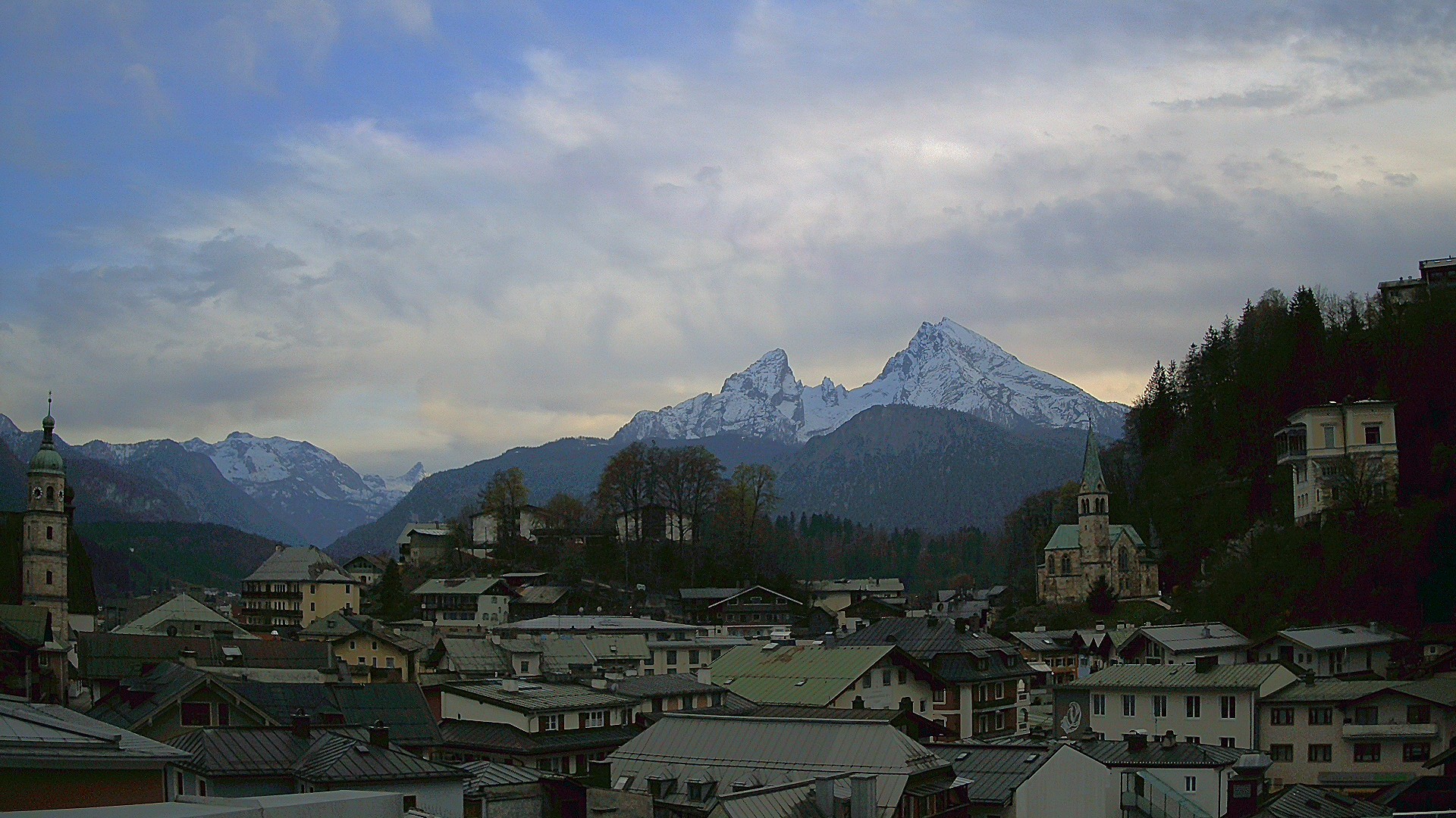 Archived image Webcam Berchtesgaden - City Centre