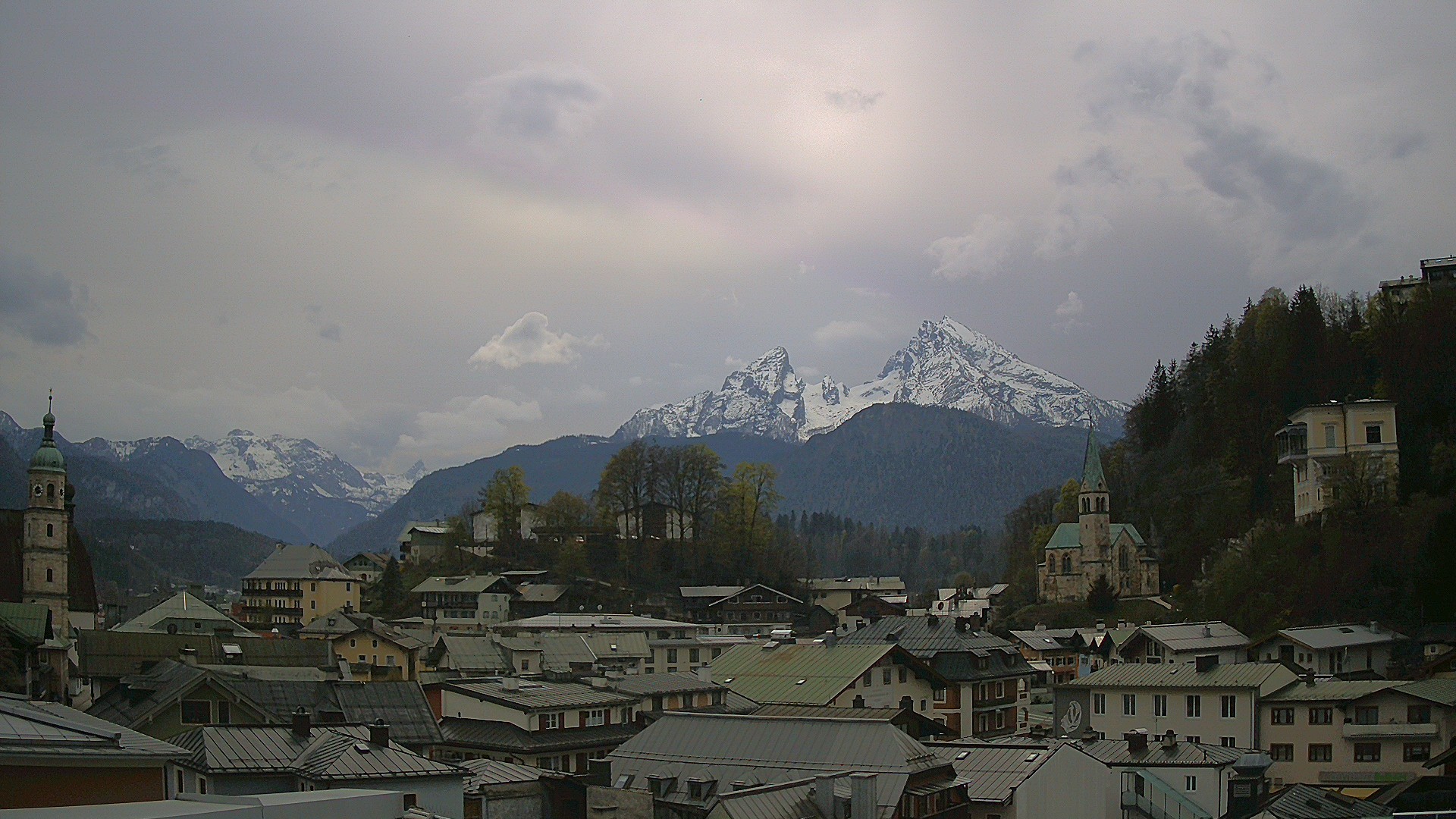 Archived image Webcam Berchtesgaden - City Centre