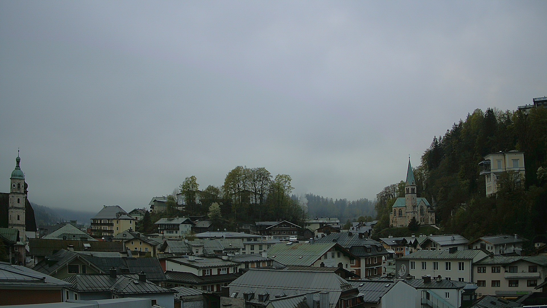 Archived image Webcam Berchtesgaden - City Centre