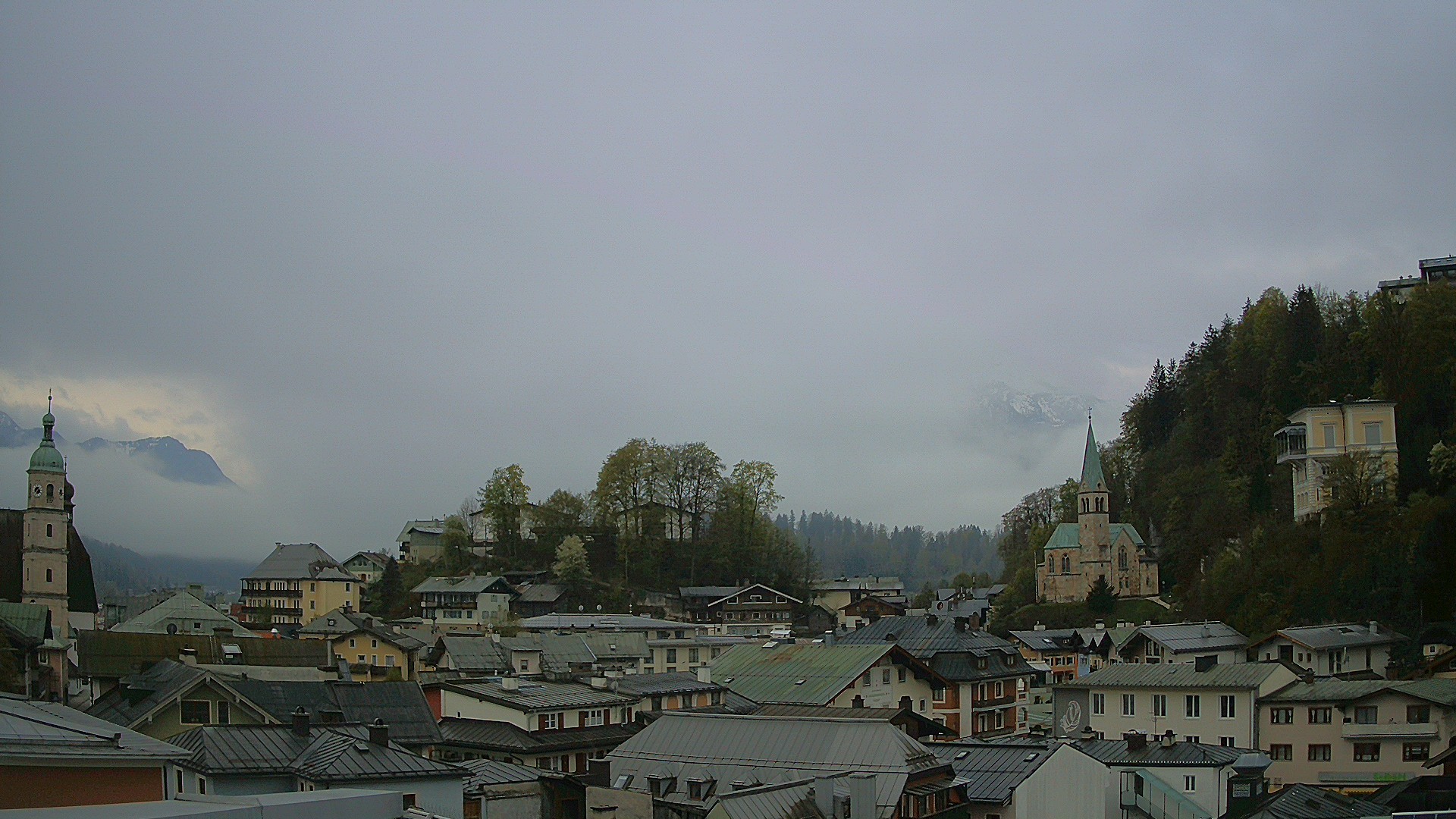Archived image Webcam Berchtesgaden - City Centre