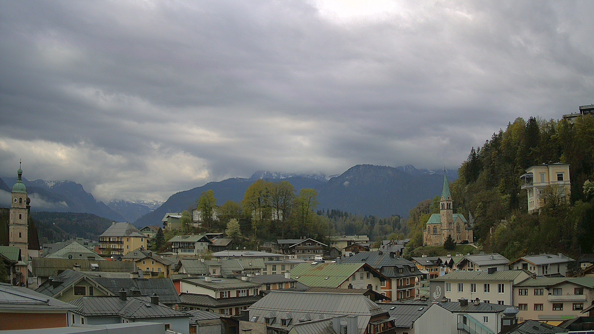 Archived image Webcam Berchtesgaden - City Centre