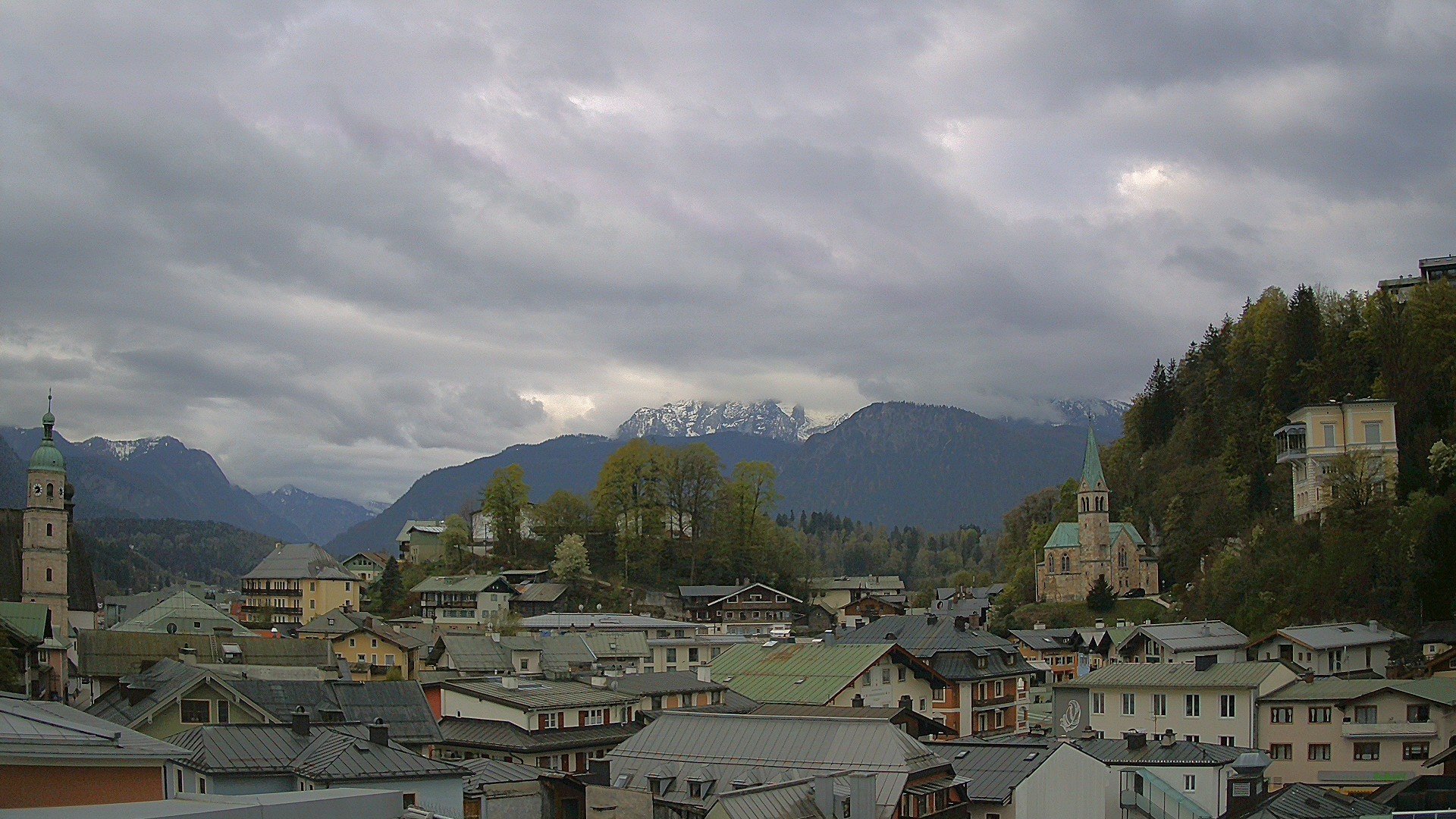 Archived image Webcam Berchtesgaden - City Centre