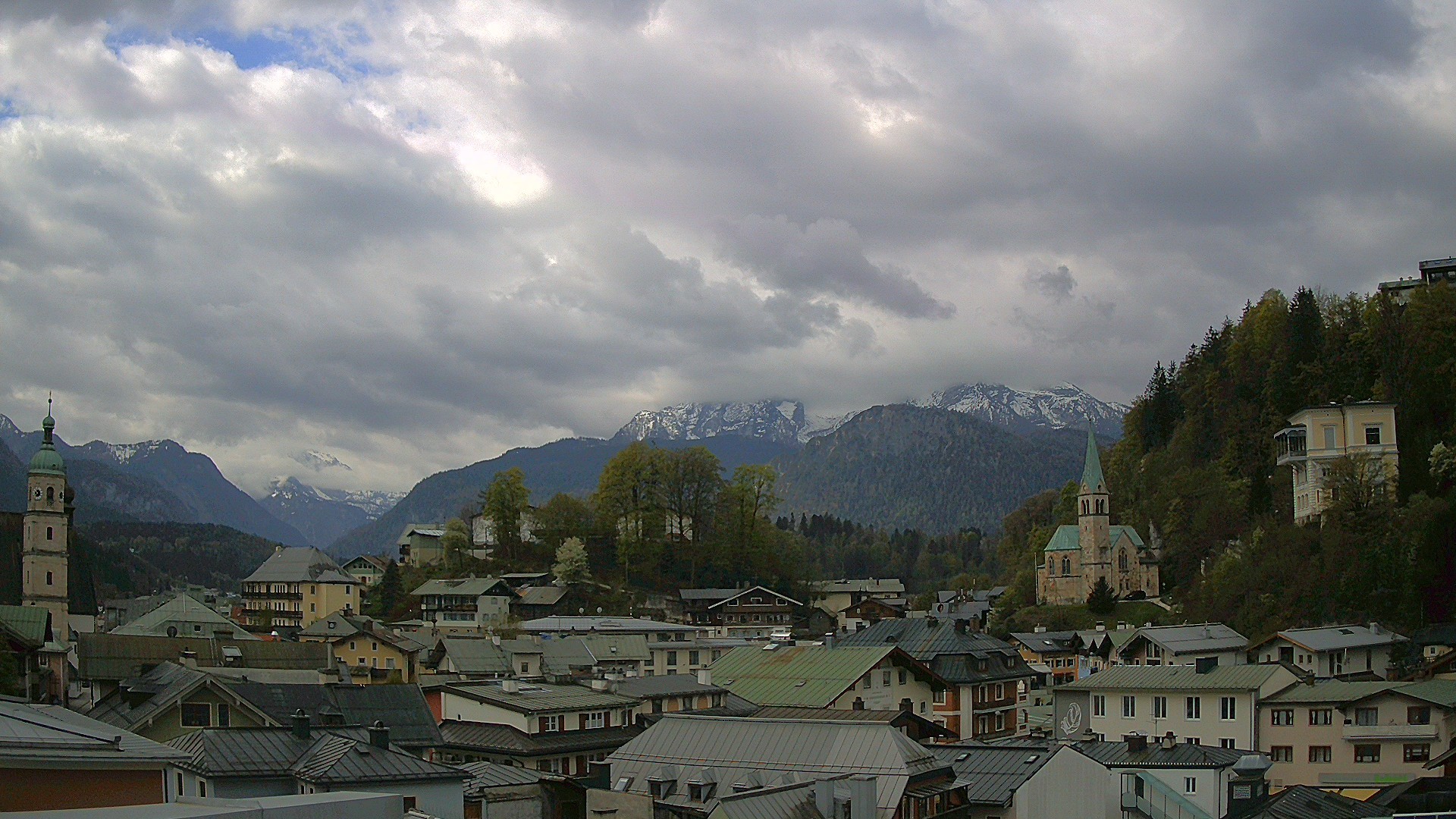 Archived image Webcam Berchtesgaden - City Centre
