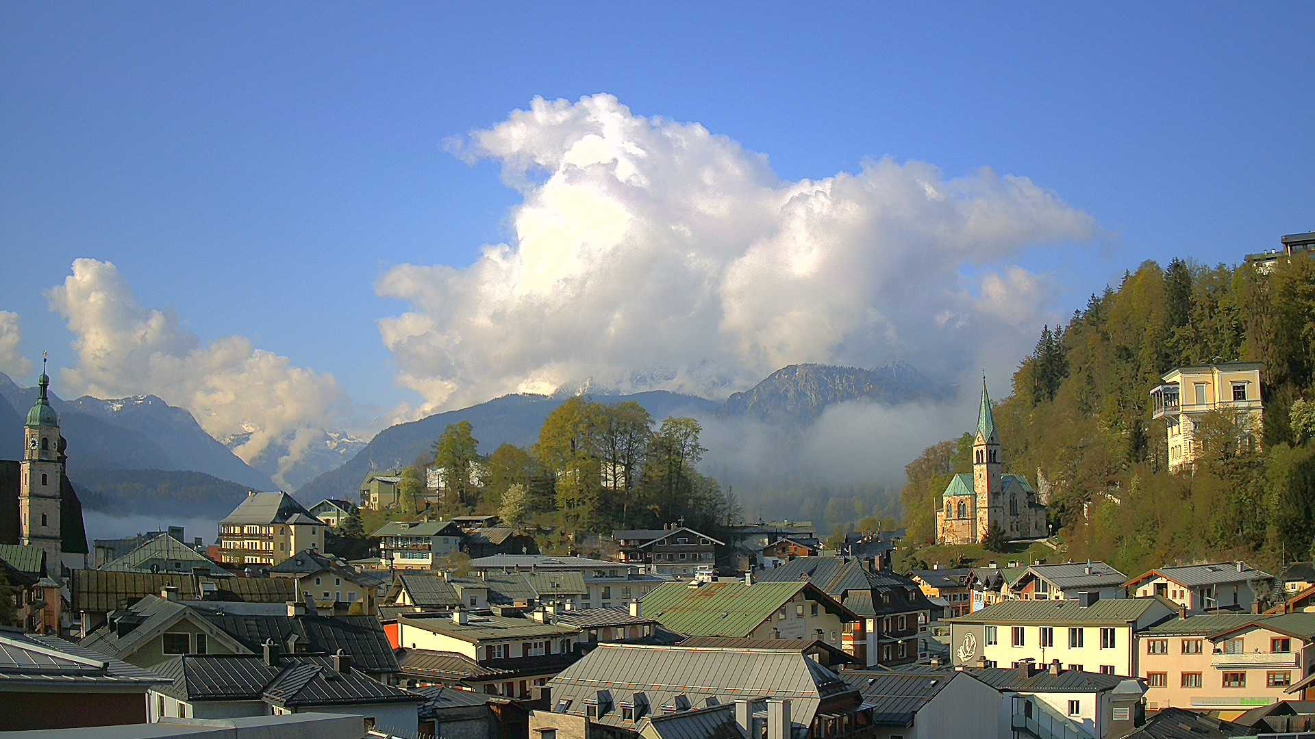 Archiv Foto Webcam Zentrum von Berchtesgaden