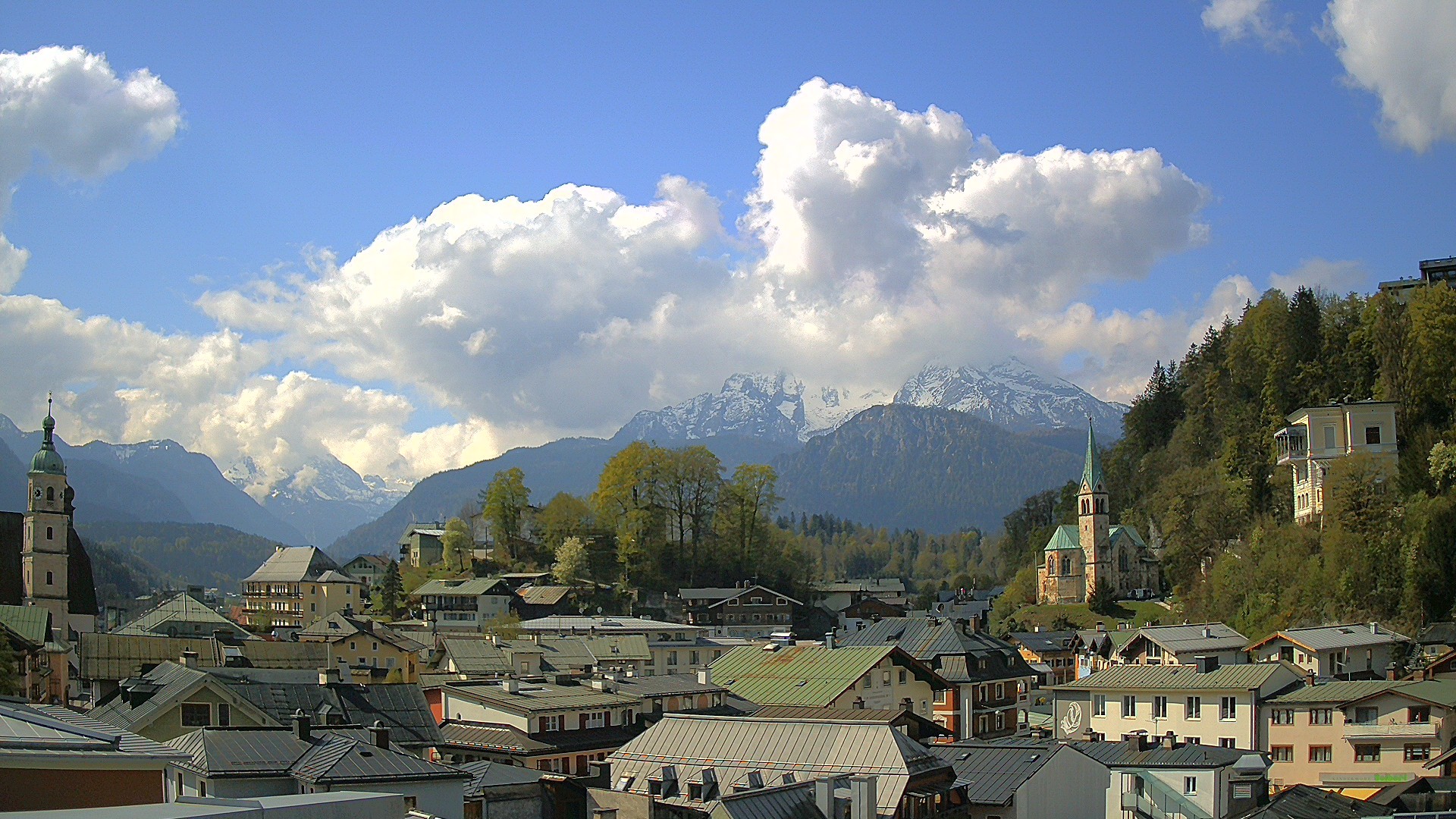 Archiv Foto Webcam Zentrum von Berchtesgaden
