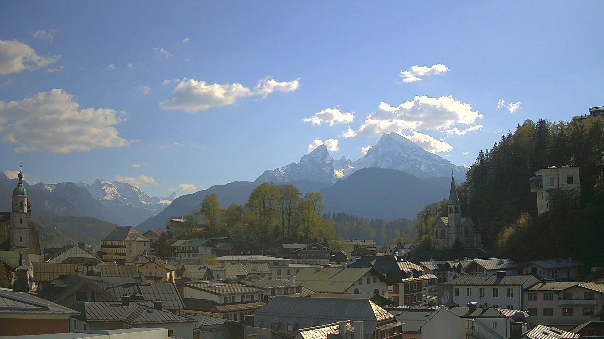 Archived image Webcam Berchtesgaden - City Centre
