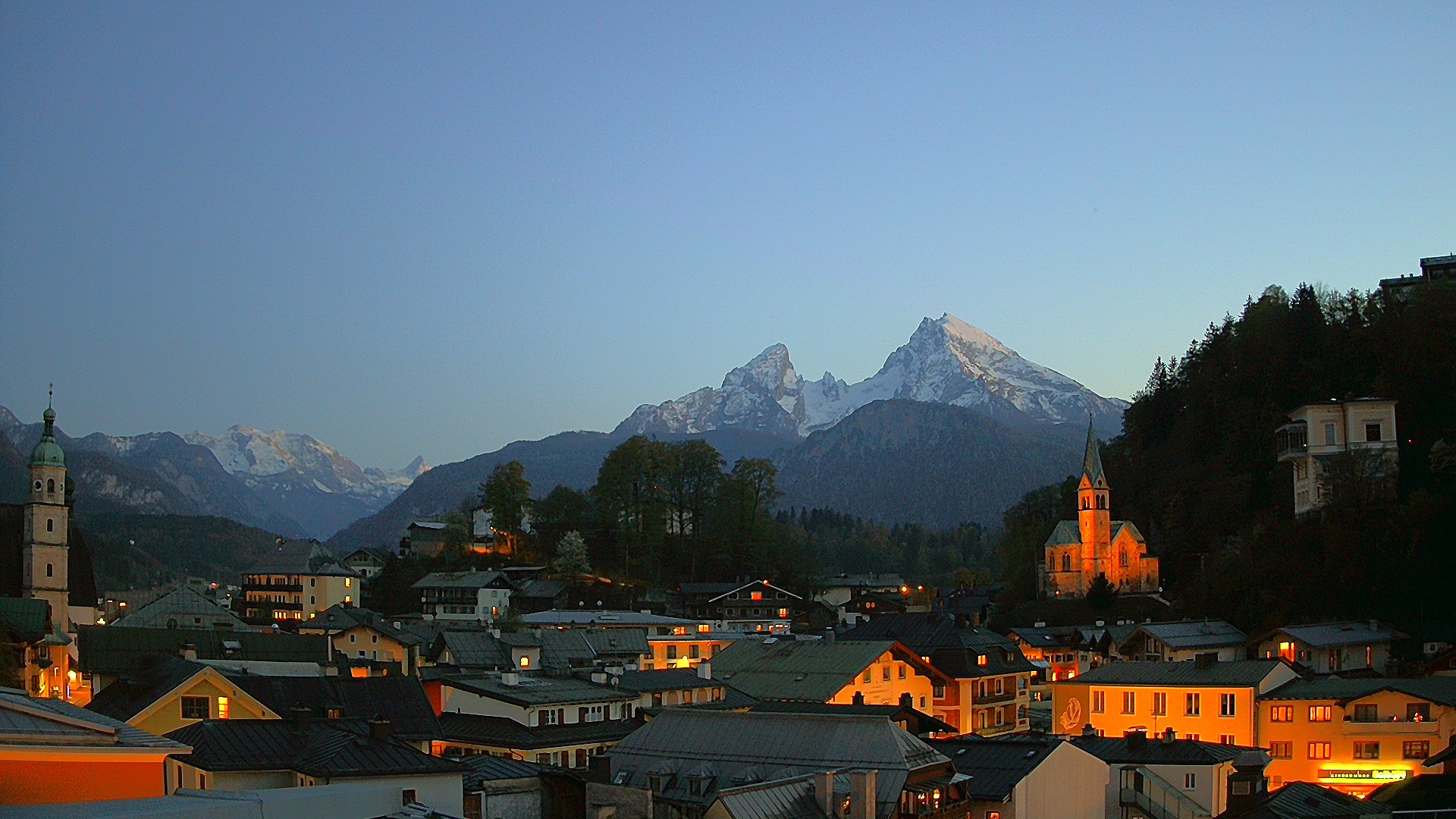 Archived image Webcam Berchtesgaden - City Centre