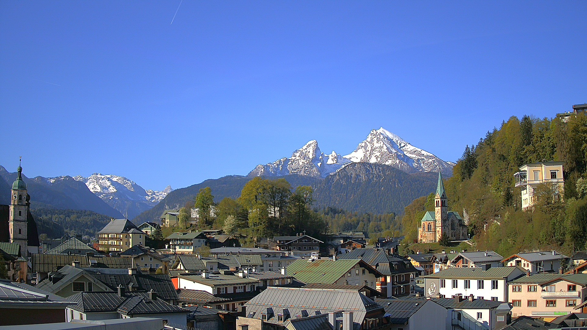 Archived image Webcam Berchtesgaden - City Centre