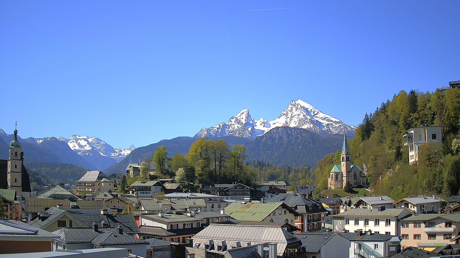 Archived image Webcam Berchtesgaden - City Centre