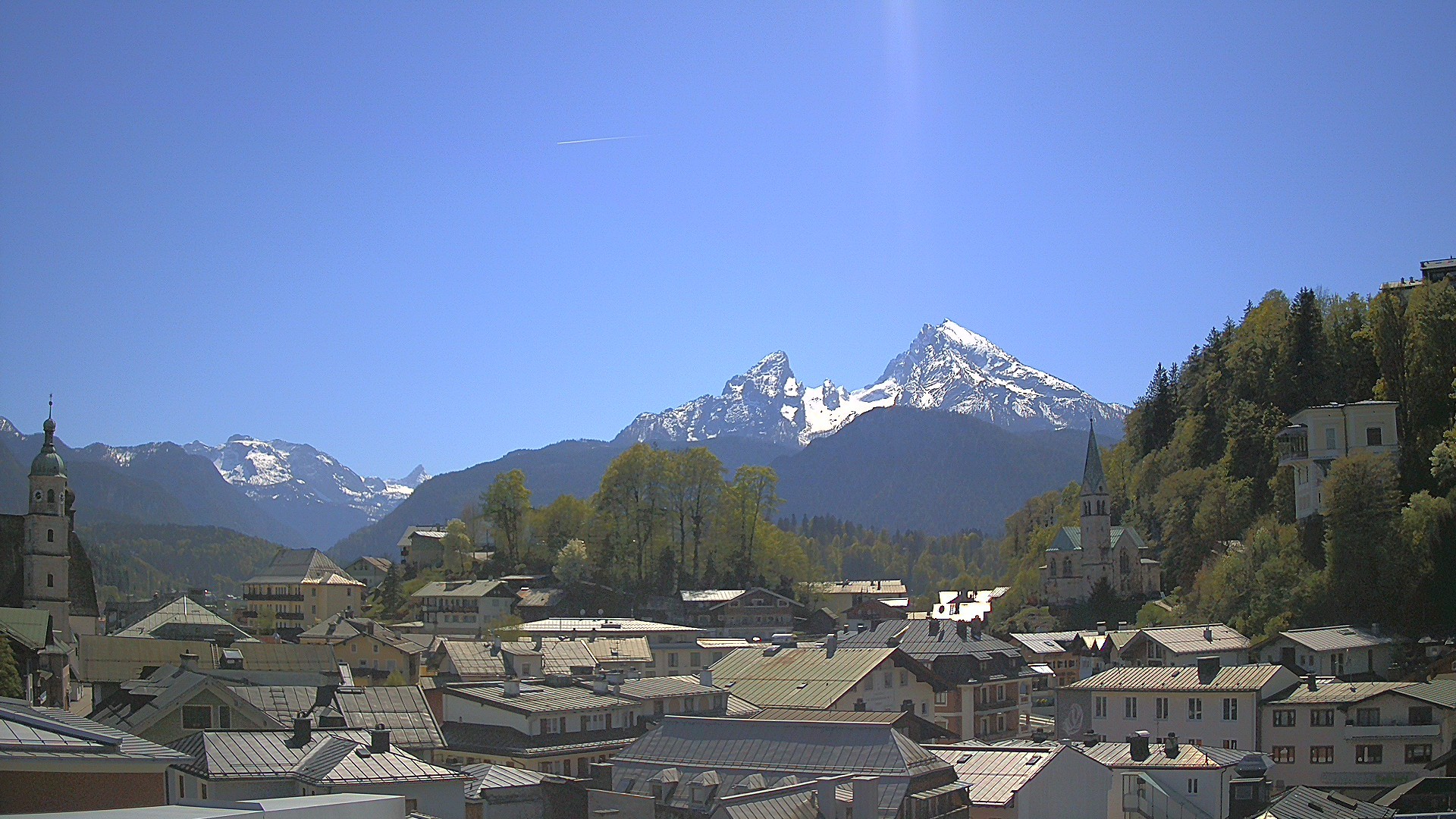 Archived image Webcam Berchtesgaden - City Centre