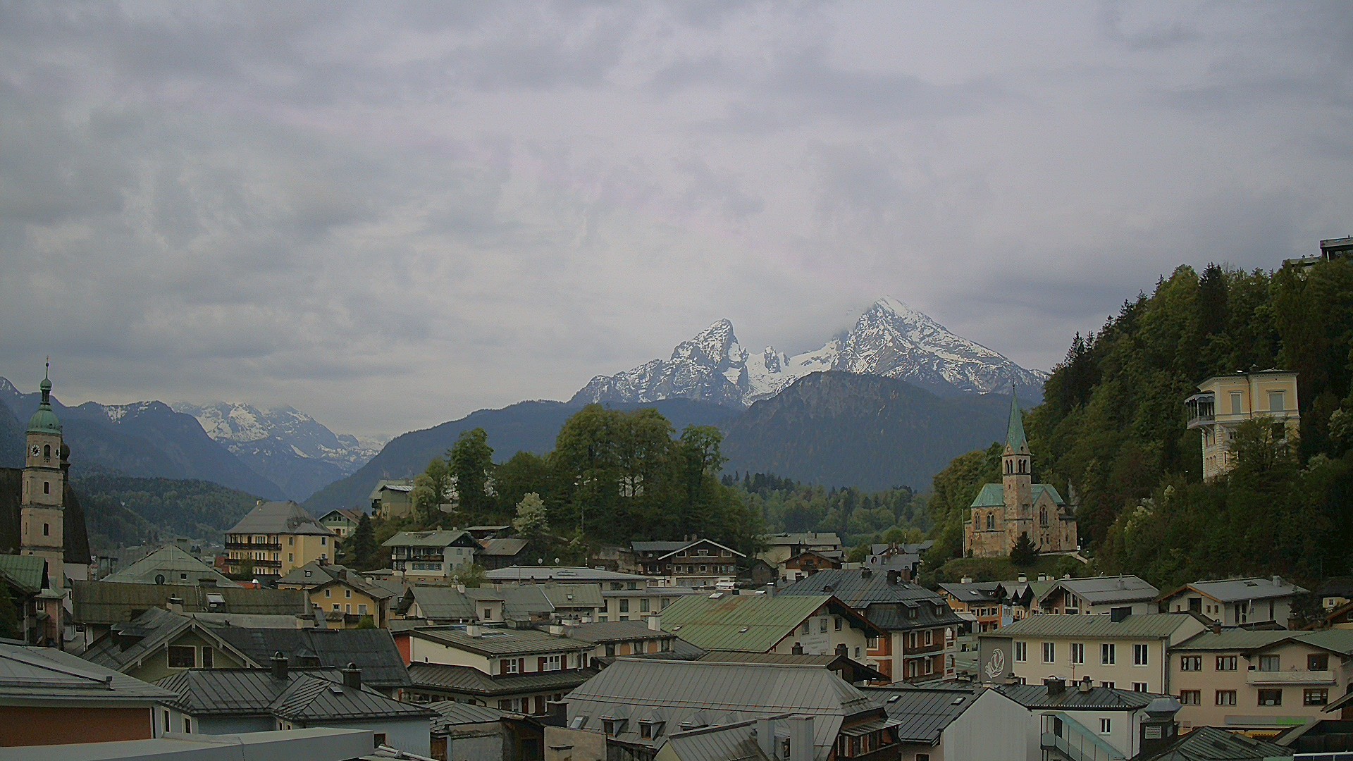Archived image Webcam Berchtesgaden - City Centre