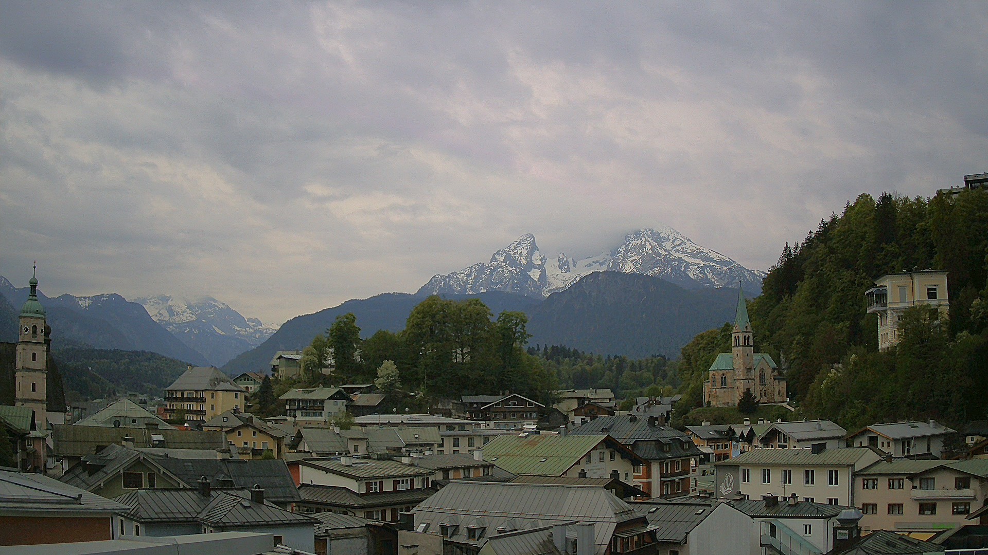 Archived image Webcam Berchtesgaden - City Centre