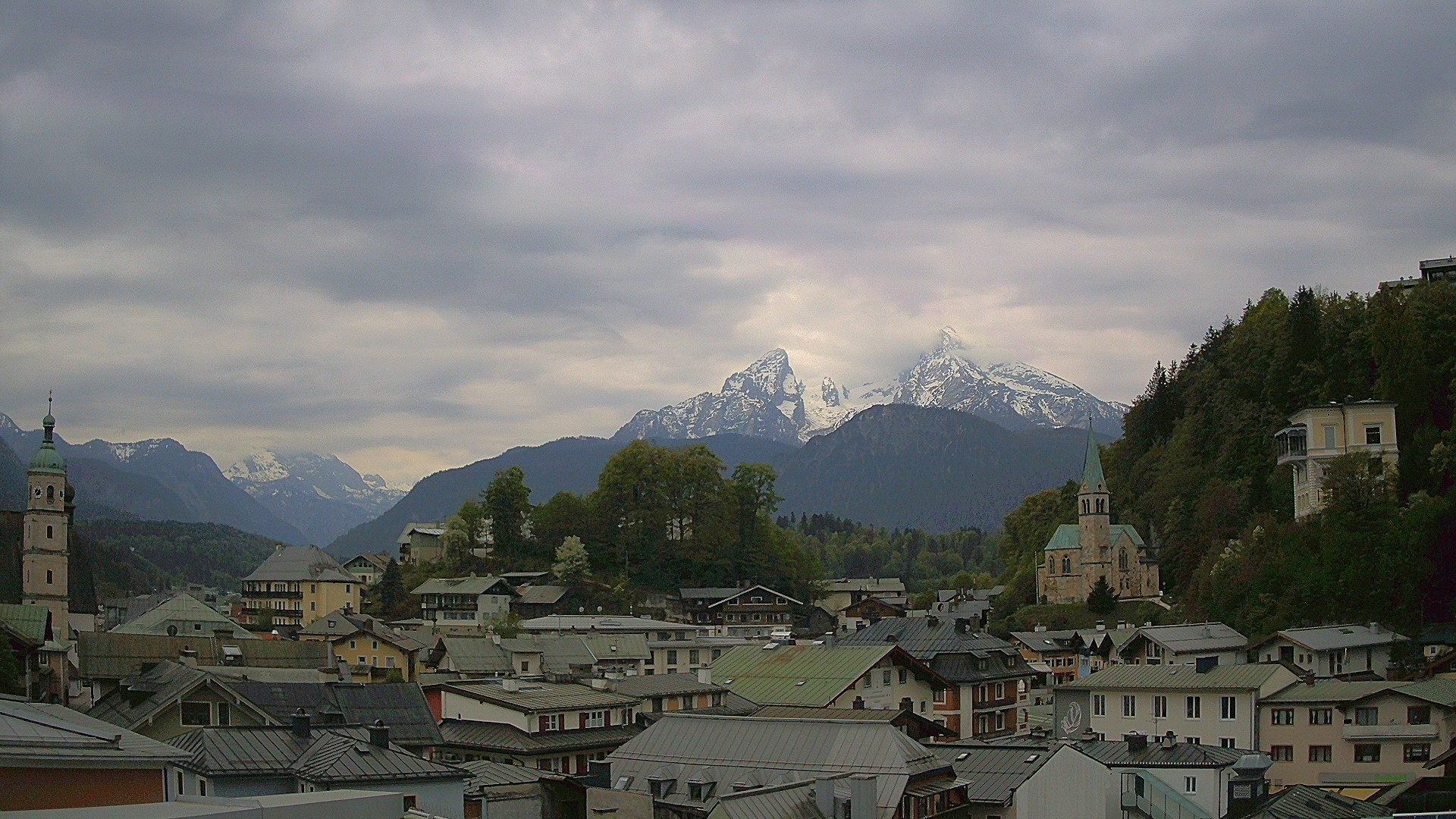 Archived image Webcam Berchtesgaden - City Centre