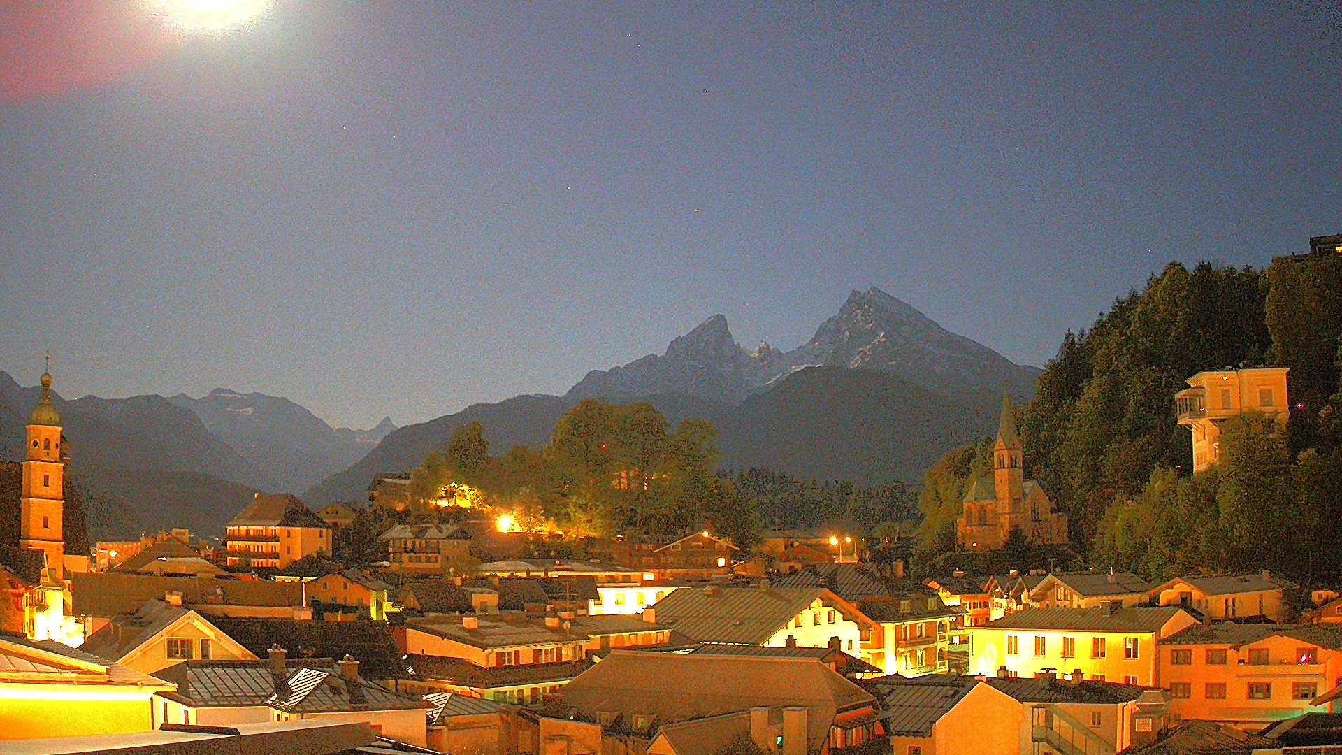 Archived image Webcam Berchtesgaden - City Centre