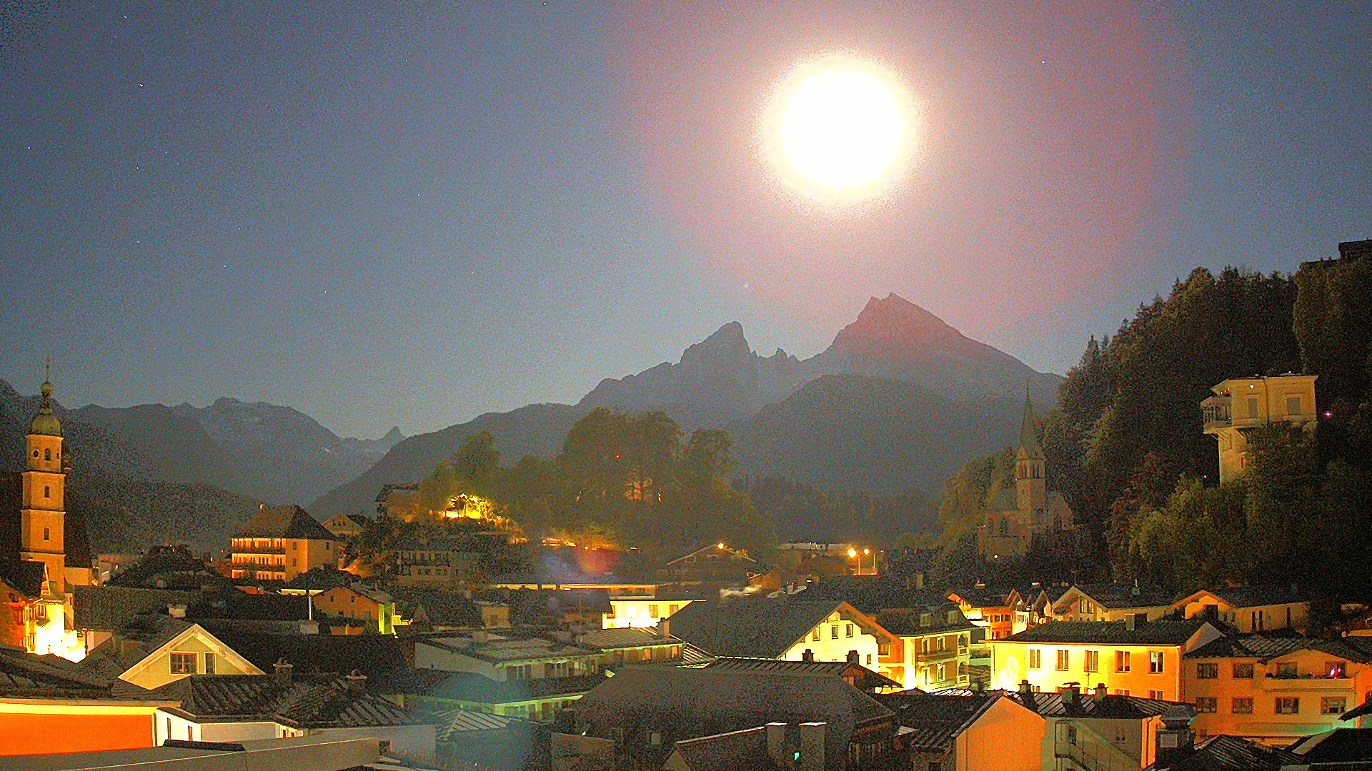 Archived image Webcam Berchtesgaden - City Centre