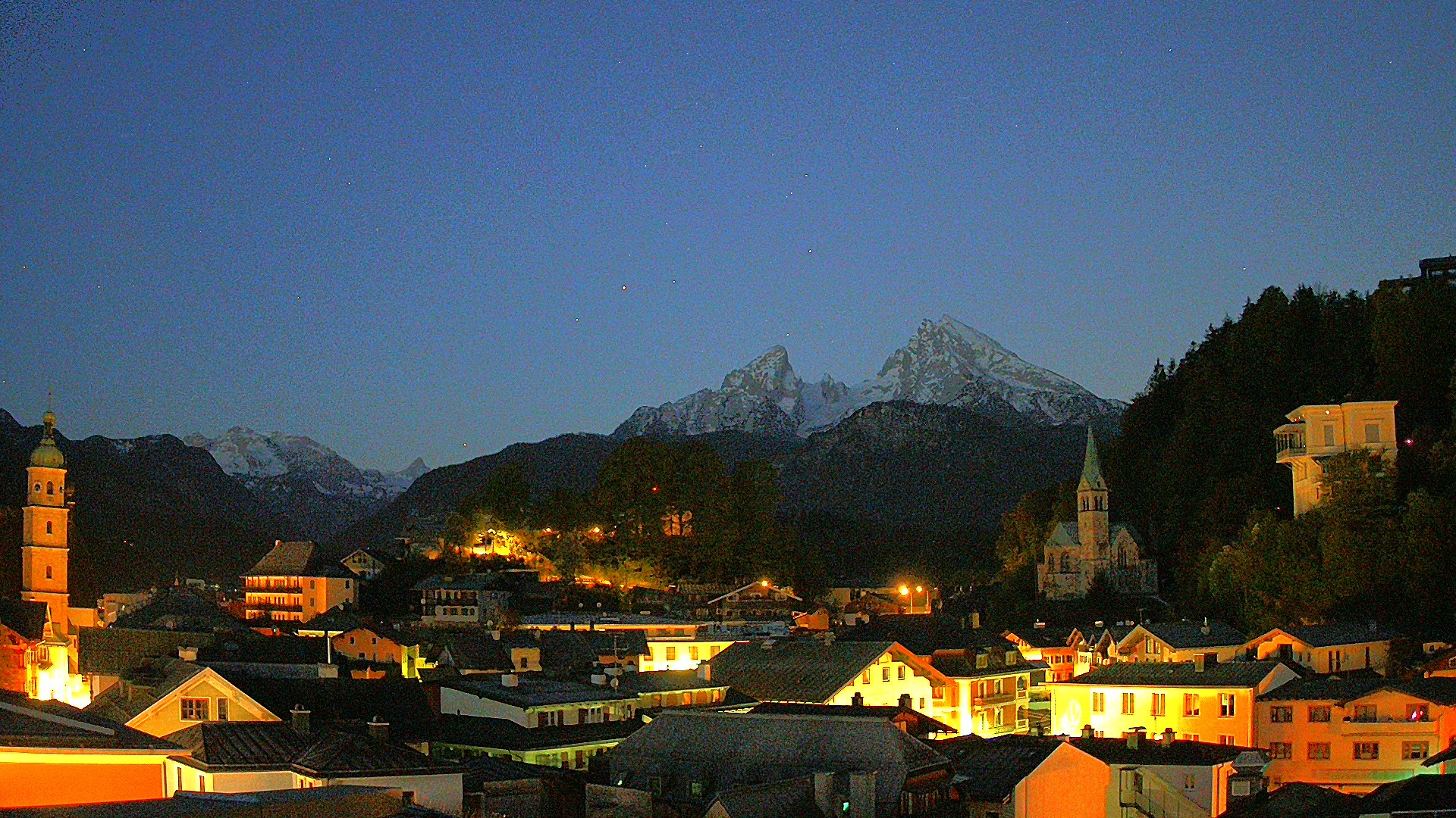 Archived image Webcam Berchtesgaden - City Centre