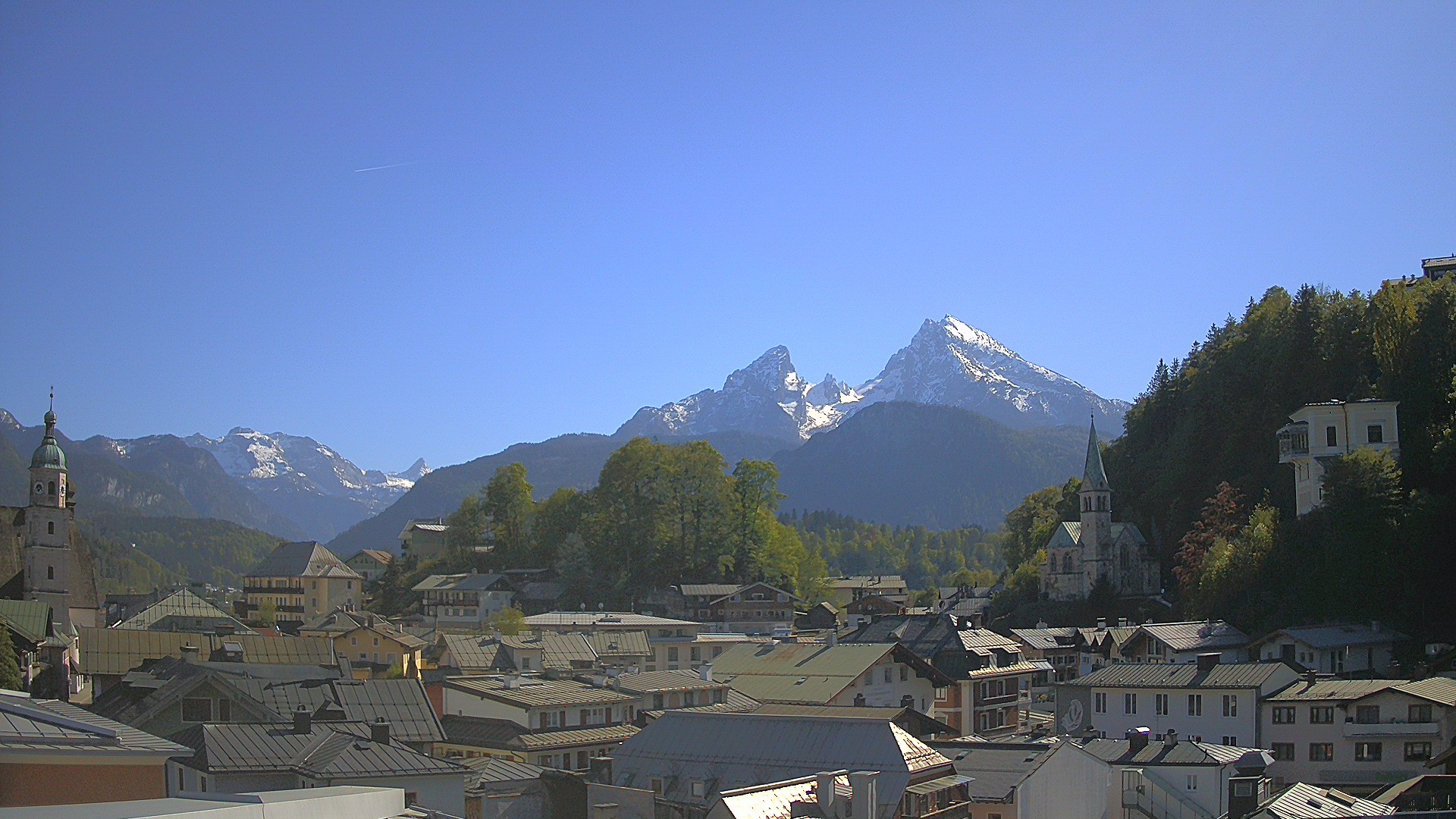 Archived image Webcam Berchtesgaden - City Centre