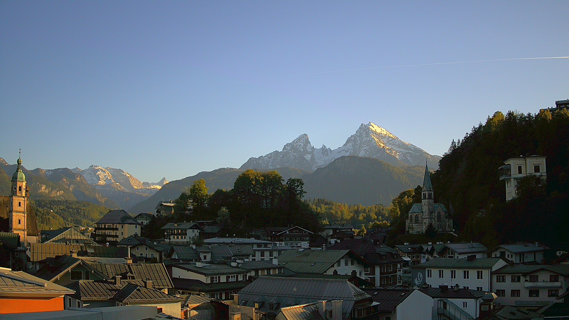 Archived image Webcam Berchtesgaden - City Centre