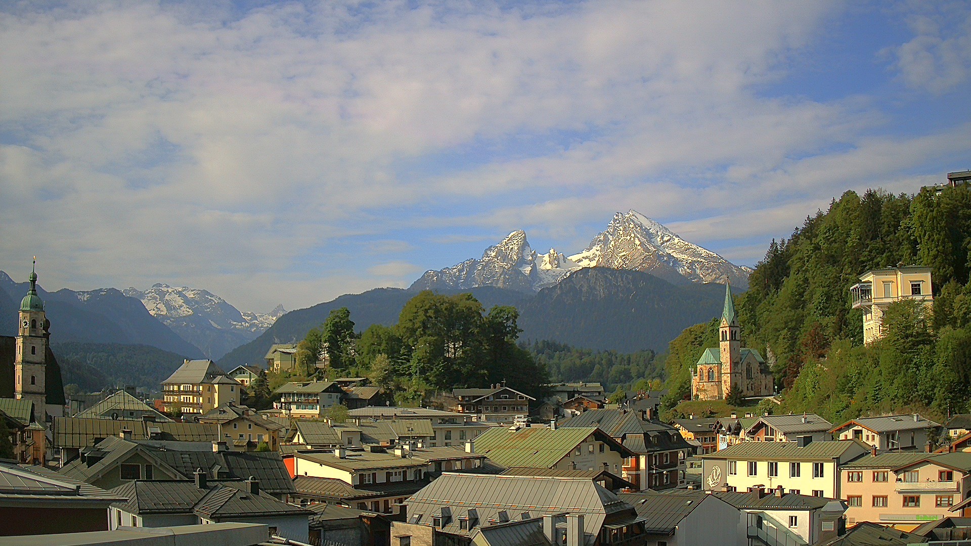 Archiv Foto Webcam Zentrum von Berchtesgaden