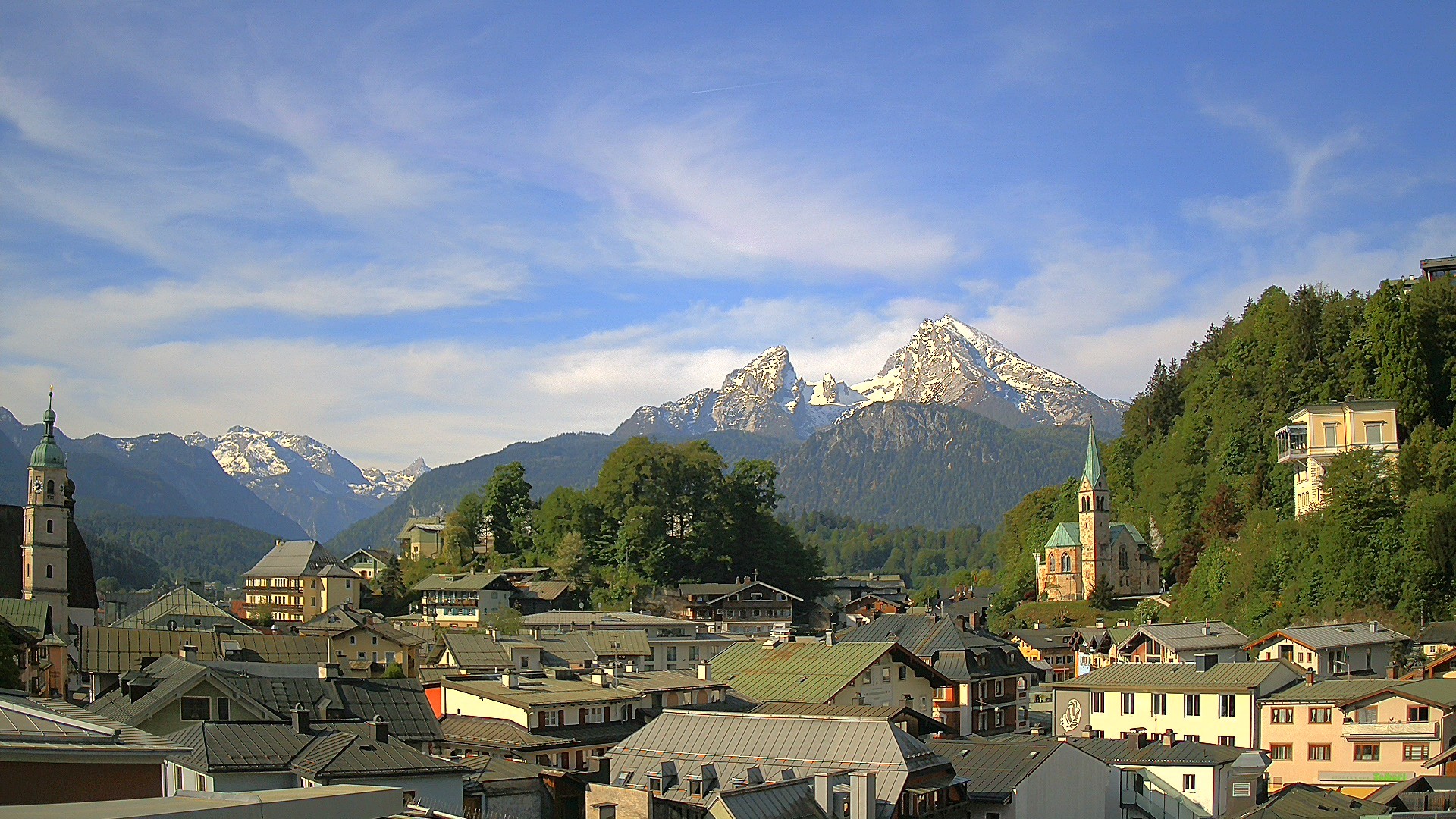 Archiv Foto Webcam Zentrum von Berchtesgaden