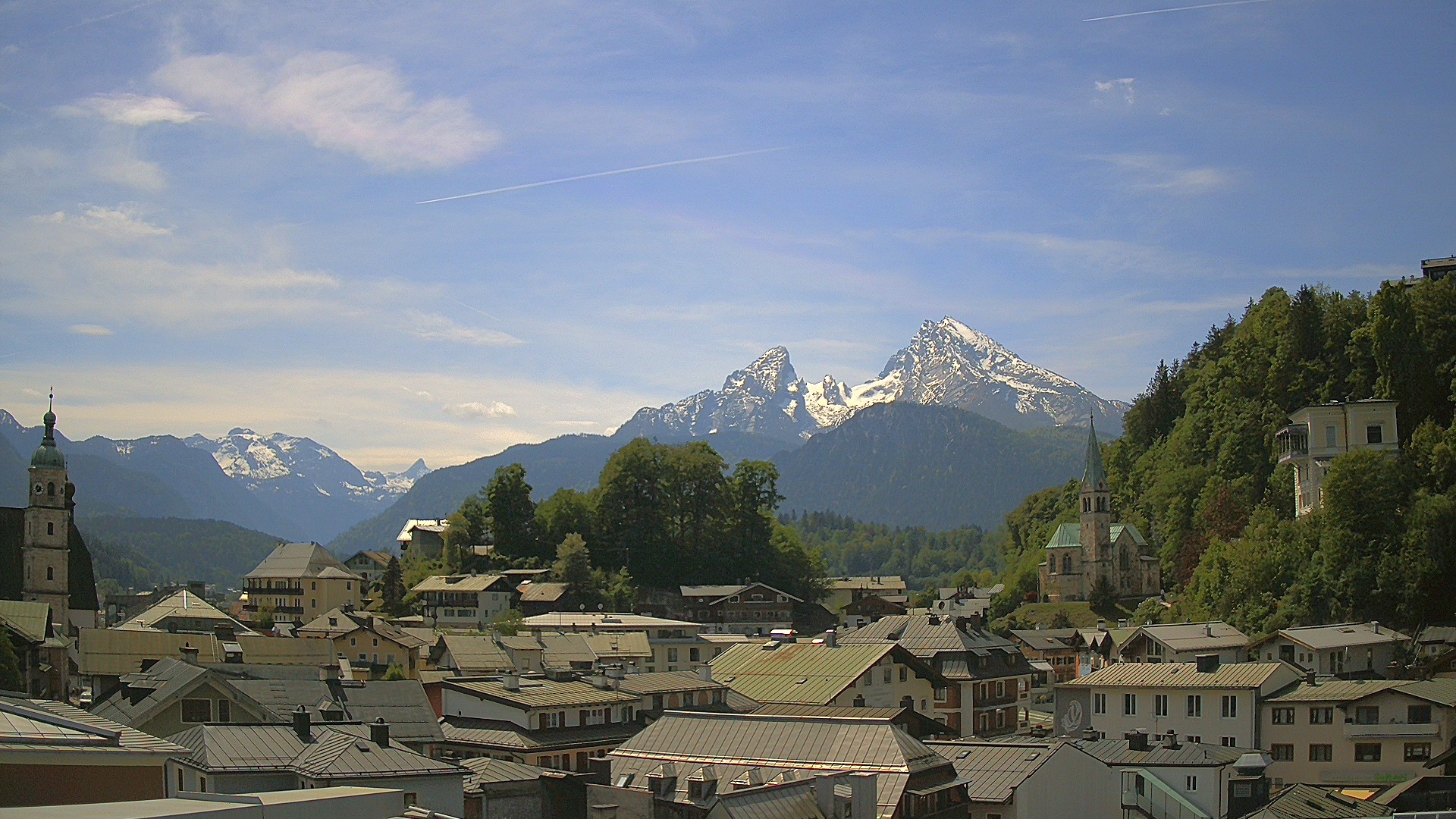 Archived image Webcam Berchtesgaden - City Centre