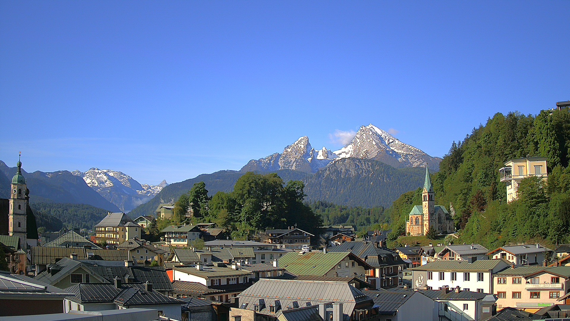 Archiv Foto Webcam Zentrum von Berchtesgaden