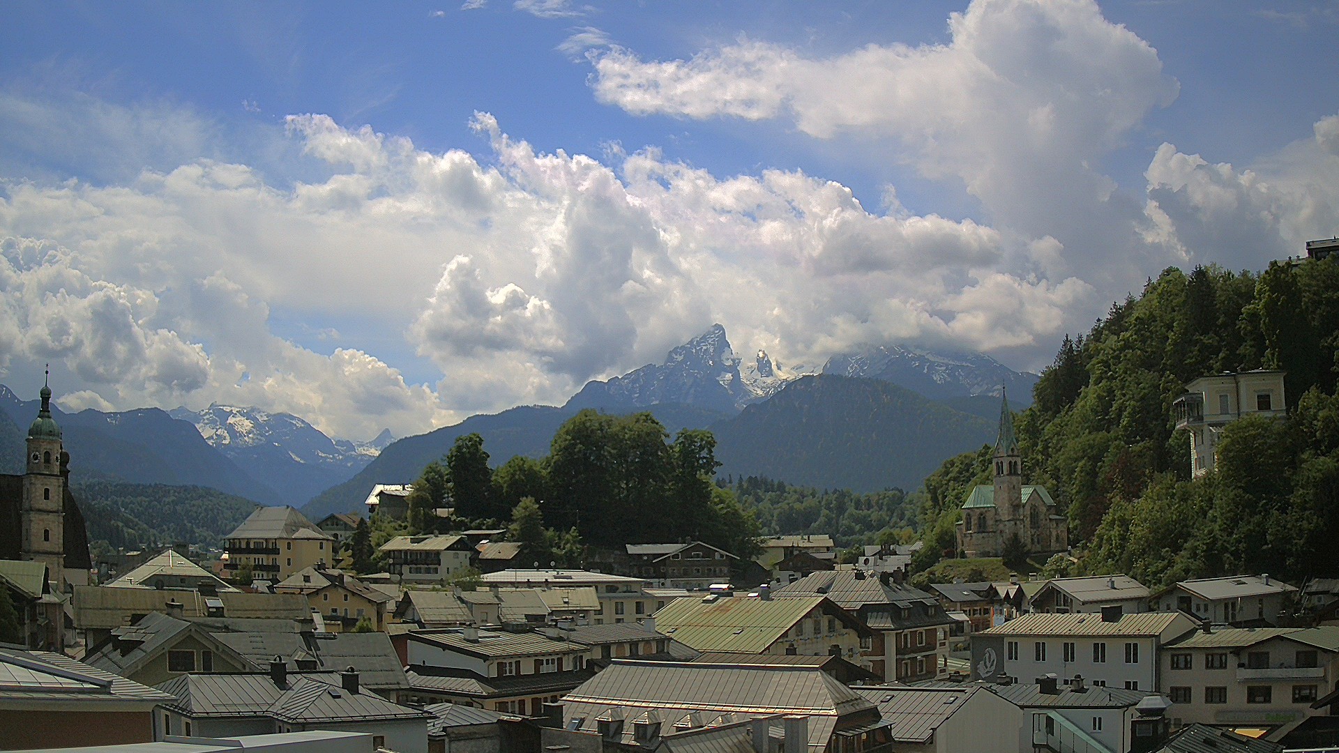Archiv Foto Webcam Zentrum von Berchtesgaden