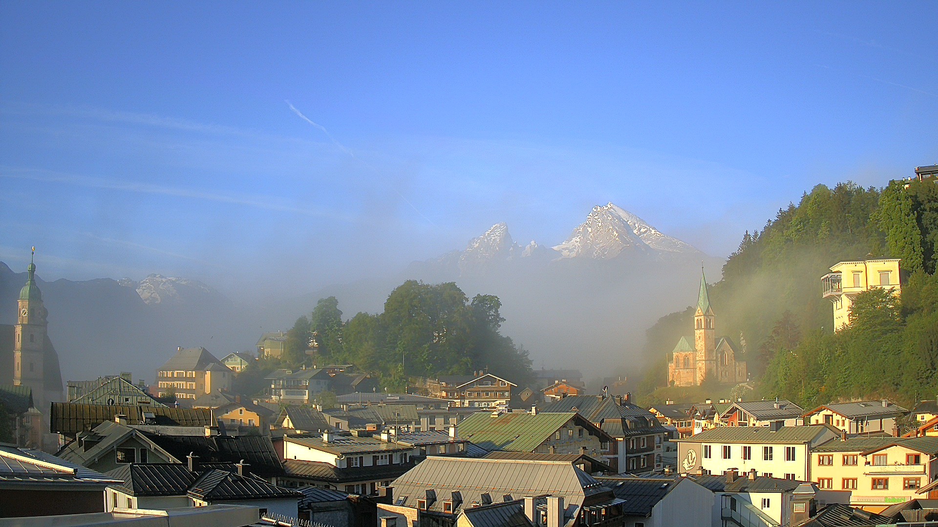 Archiv Foto Webcam Zentrum von Berchtesgaden